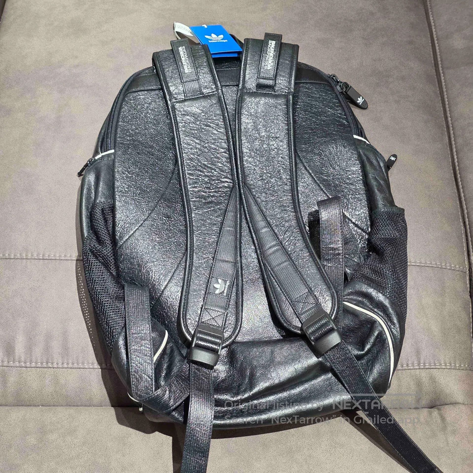 Balenciaga Balenciaga Adidas Co-branded Black Sheep Leather Clover Vi Size ONE SIZE - 4 Thumbnail