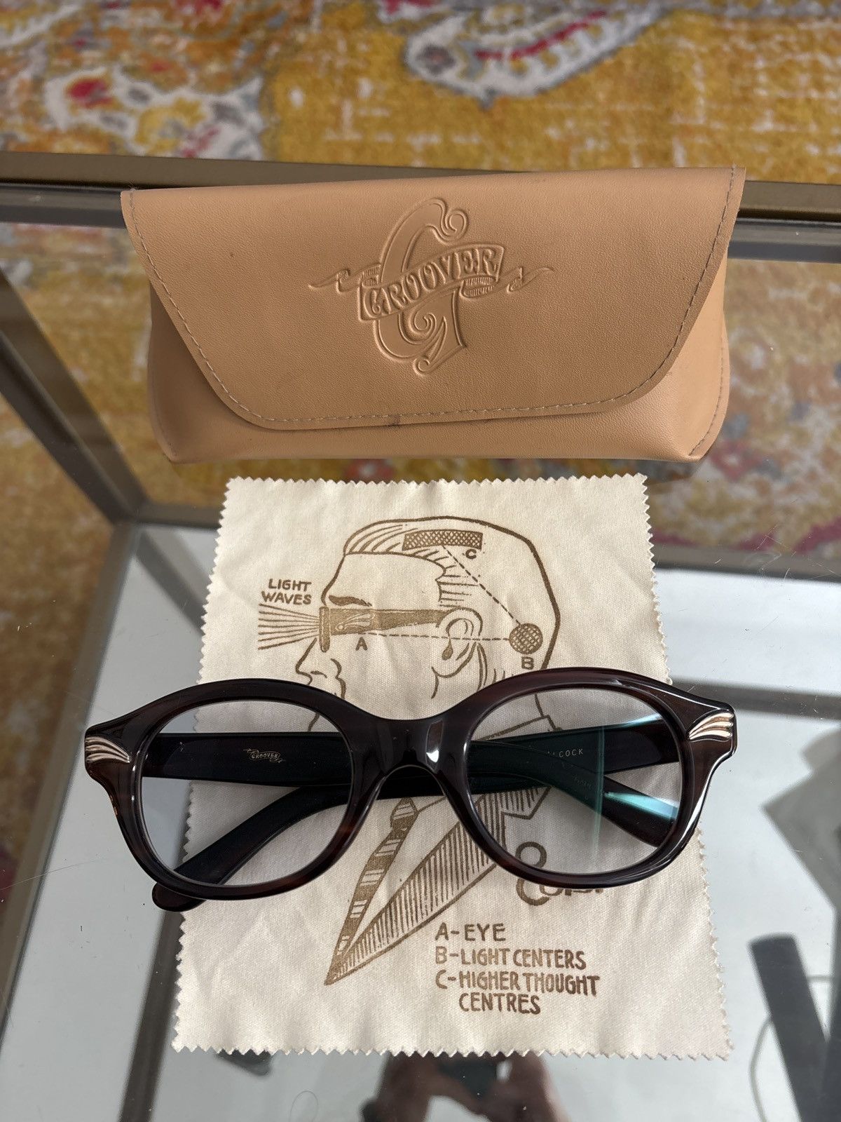 Japanese Brand Vintage Groover Alcock eyeglasses Size ONE SIZE - 1 Thumbnail