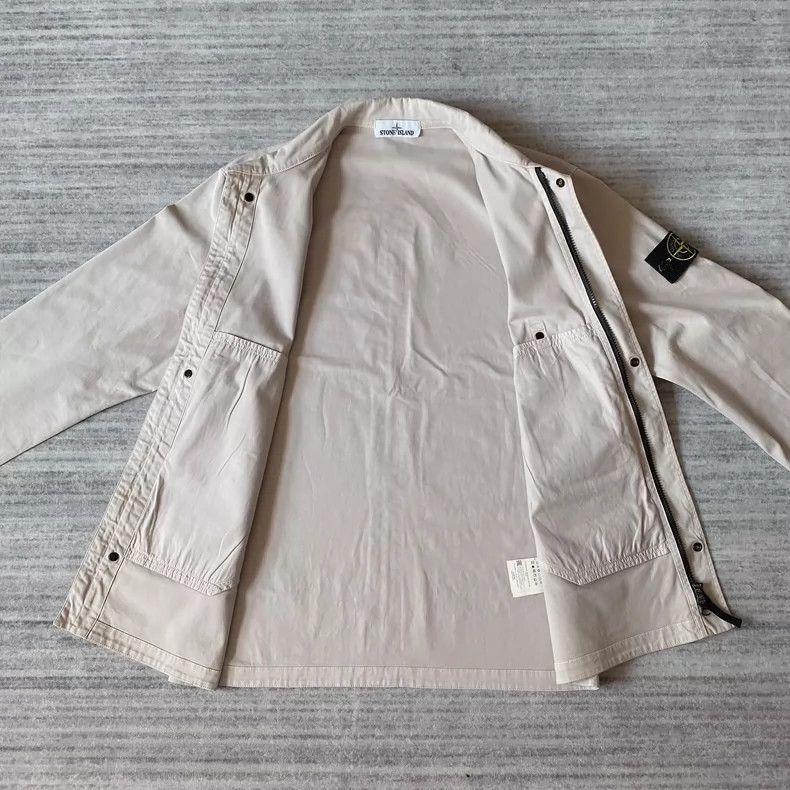 Stone Island Stone Island Beige Work Jacketzp -2506 Size US L / EU 52-54 / 3 - 3 Thumbnail