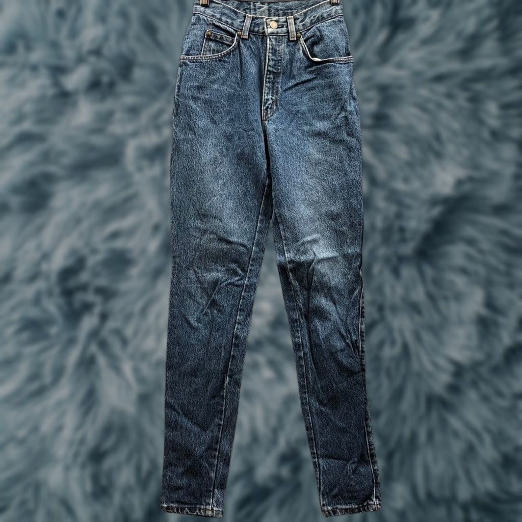 Levi's VINTAGE Levi’s 901 Orange Tab High Rise Tapered Mom Jeans Womens 22 Blue Denim Jeans 80s 90s Womens Size 40" / US 18 - 1 Thumbnail