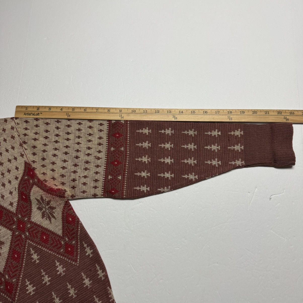 Vintage Vintage Drummond Mills Sportswear Pure Wool V-Neck Sweater Size US XS / EU 42 / 0 - 10 Thumbnail