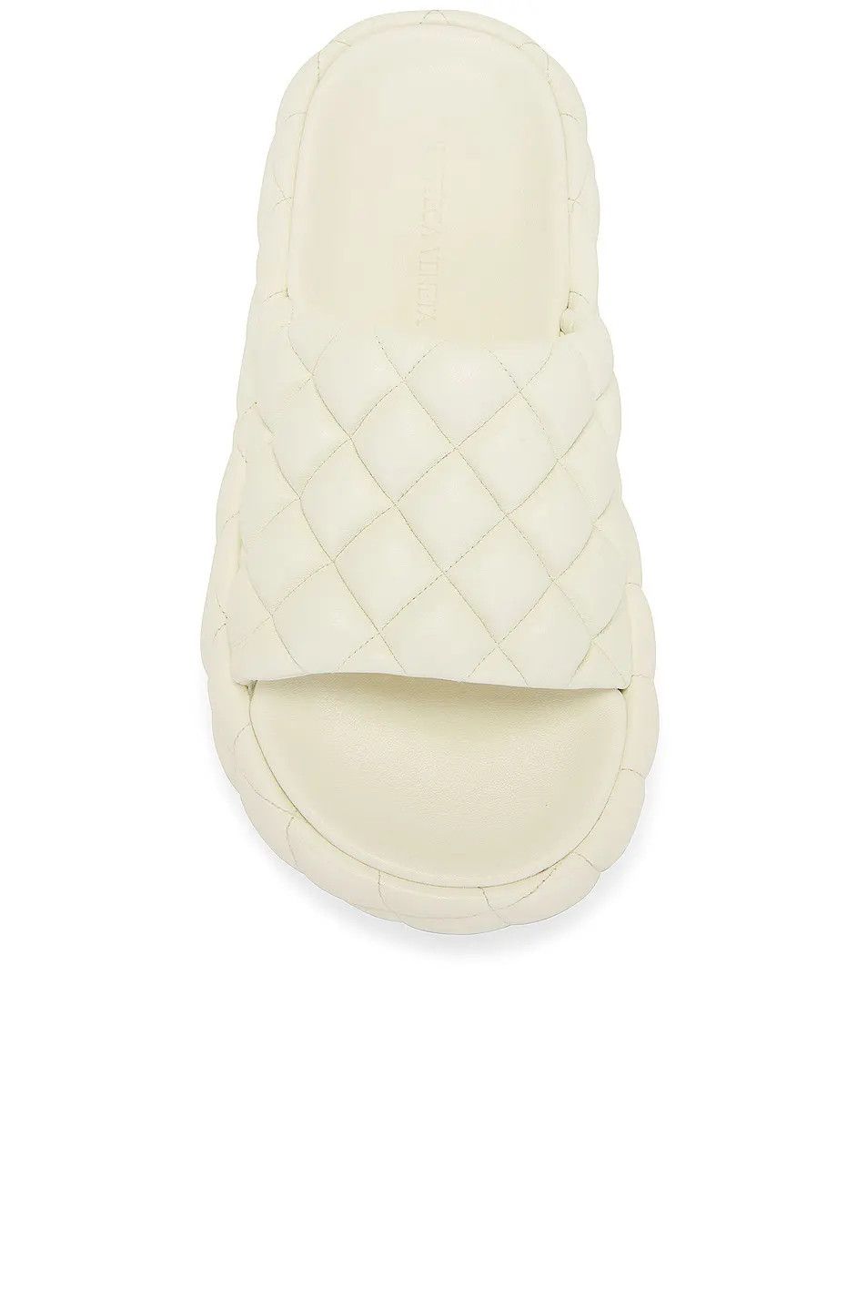 Bottega Veneta o1n1vont1224 Padded Flat Sandals in White Size US 4 / IT 34 - 5 Thumbnail