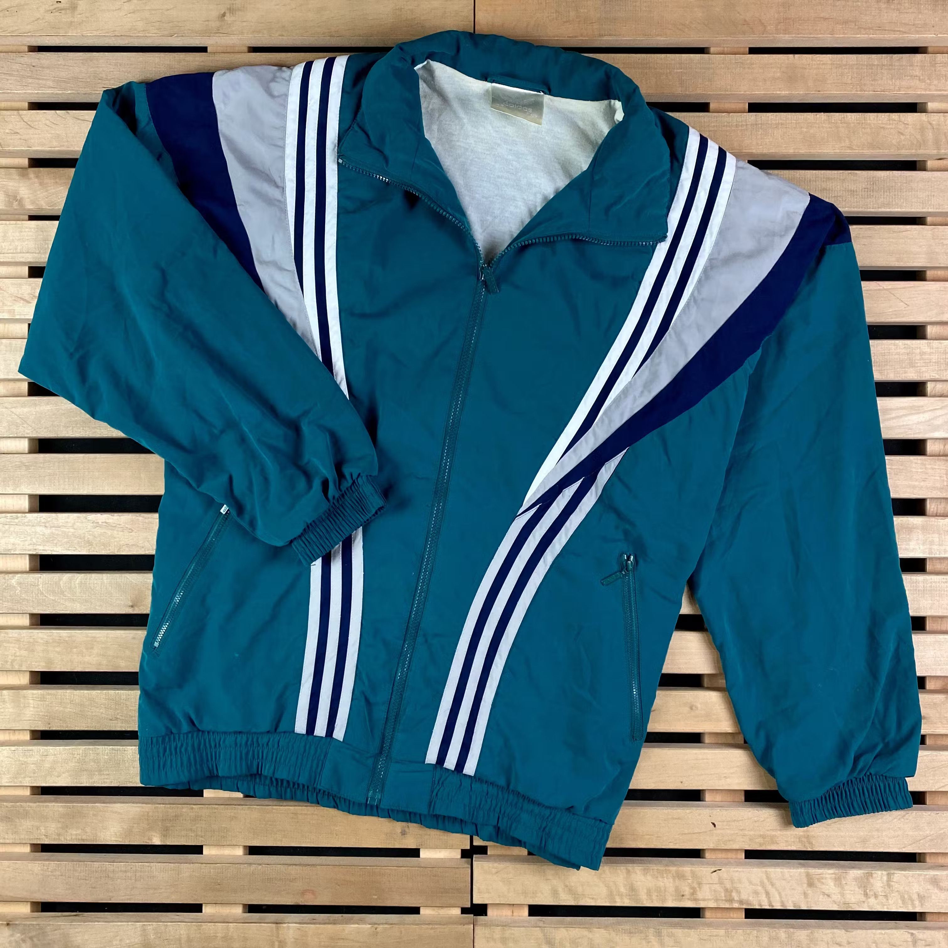 Adidas × Vintage Mens Bomber Jacket Adidas Originals Vintage Size L Size US L / EU 52-54 / 3 - 1 Thumbnail
