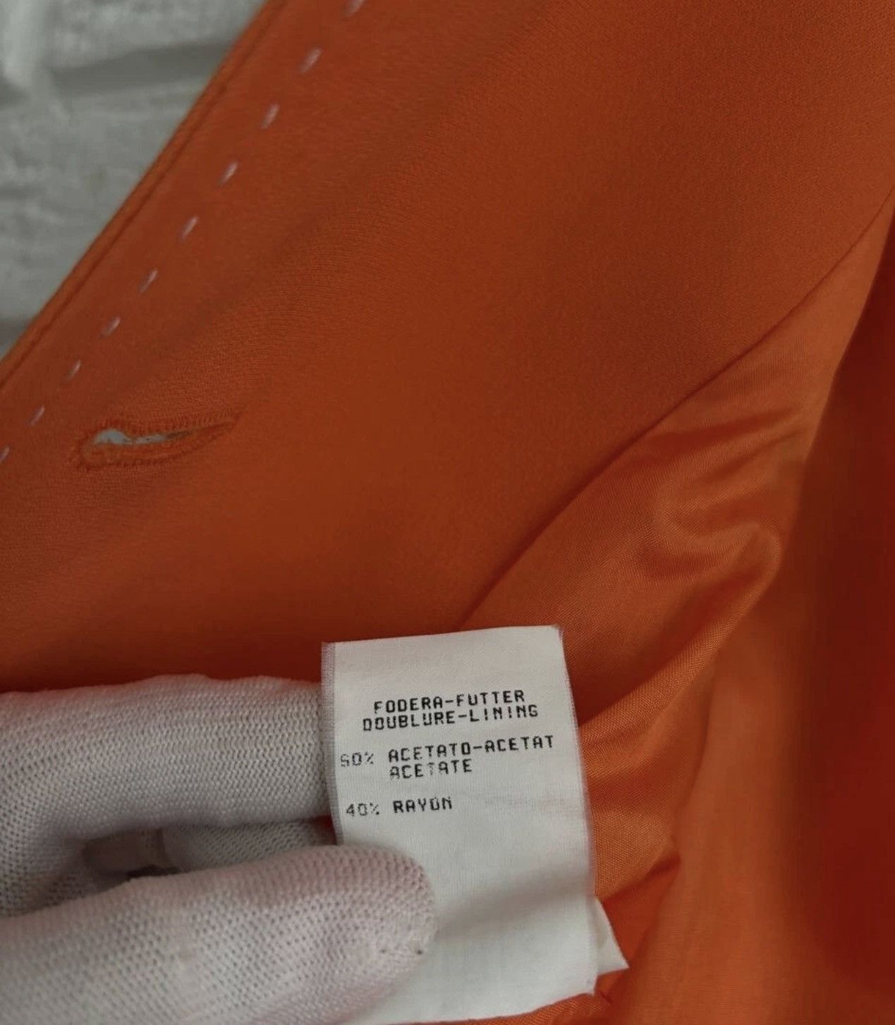 Moschino Moschino Couture Women's blazer orange vintage Made in Italy Size M / US 6-8 / IT 42-44 - 16 Thumbnail