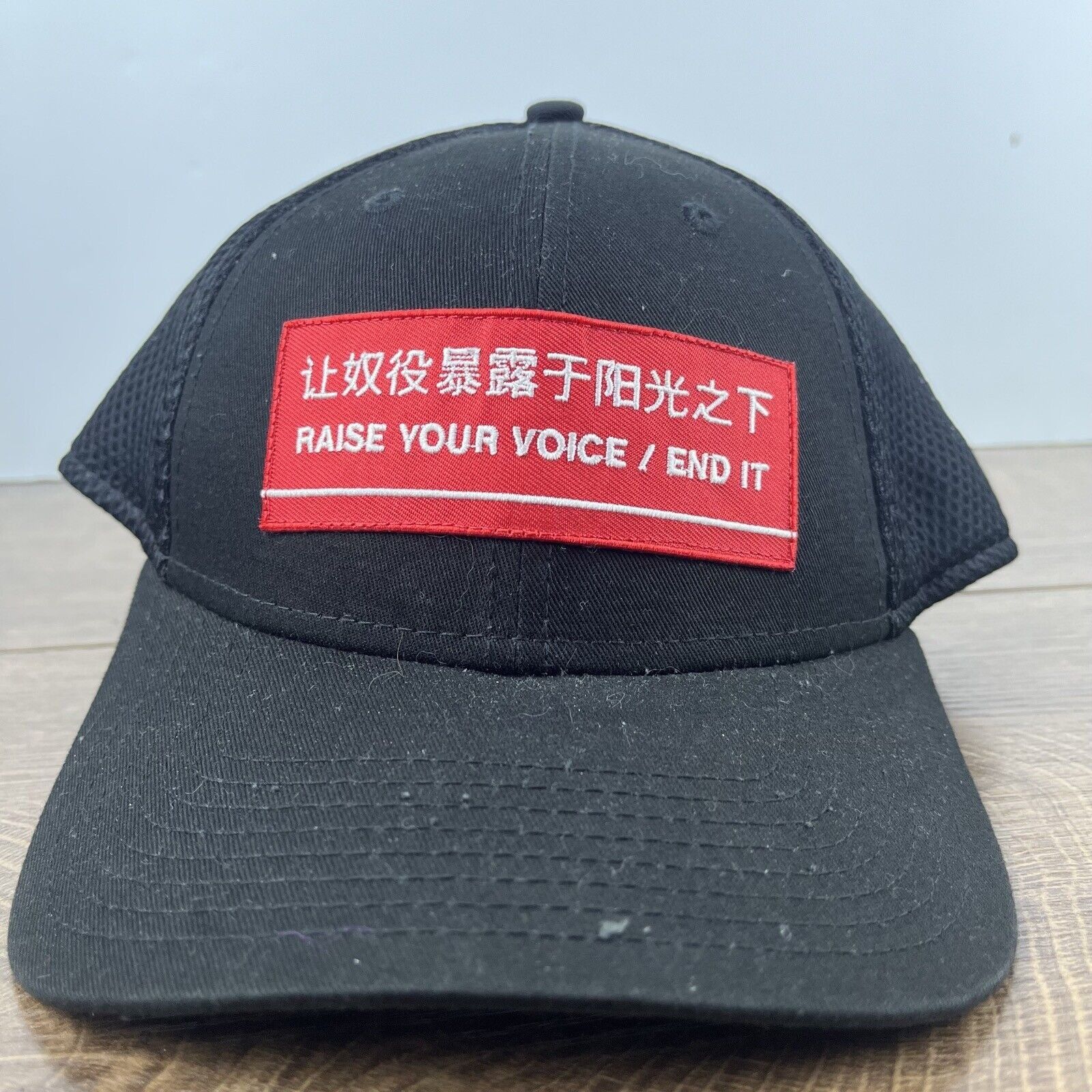 New Era Raise Your Voice Hat Snapback Hat Black Hat End It Black Adu Size ONE SIZE - 5 Thumbnail