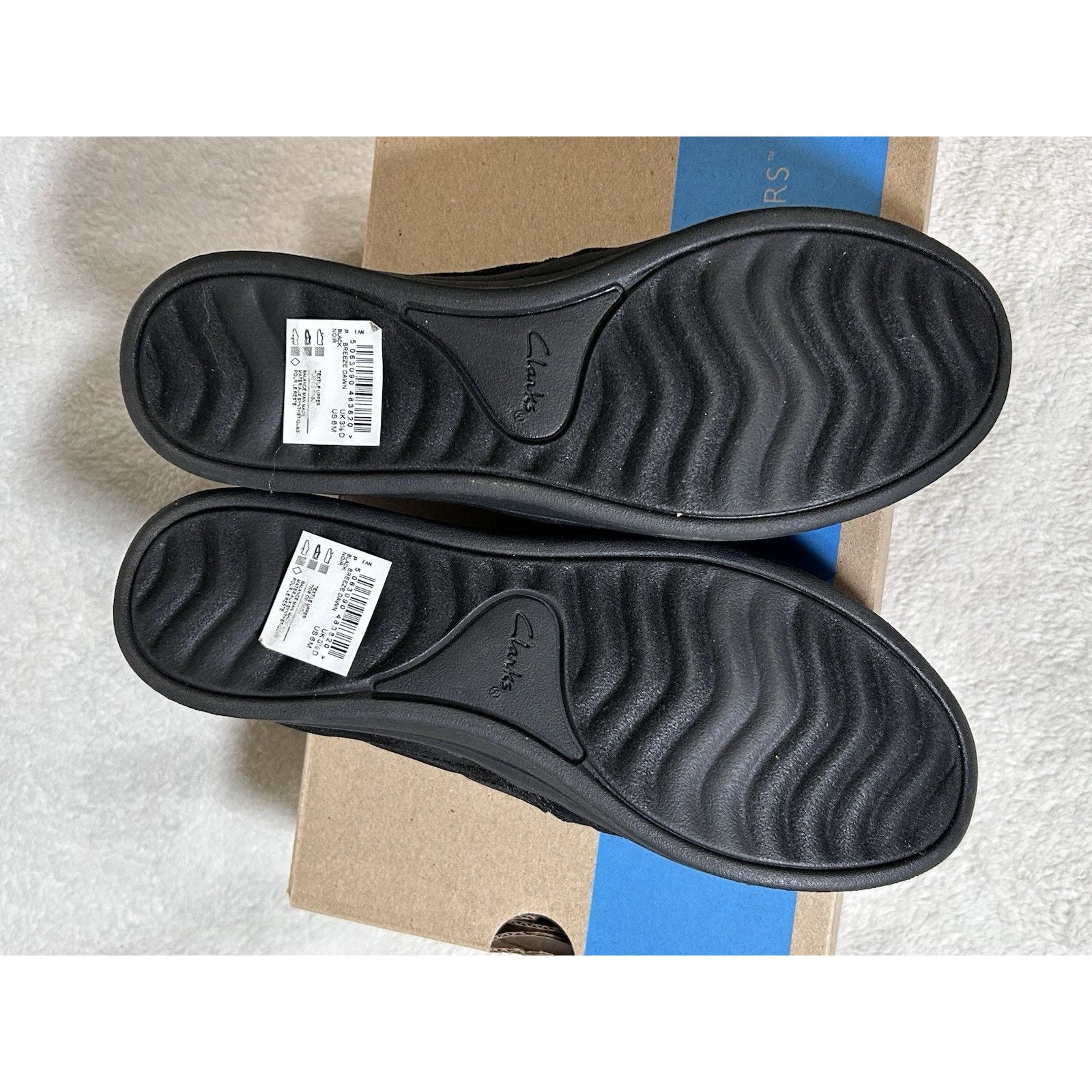 Clarks Clarks Cloudsteppers Breeze Dawn Wm Slip On Black Shoes Sz 6 Size US 6 / IT 36 - 3 Thumbnail