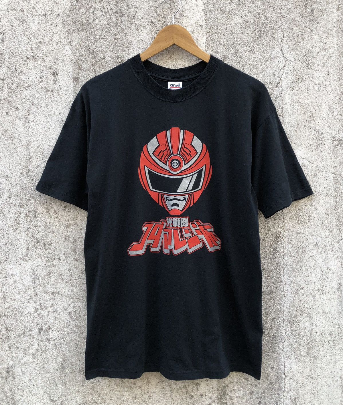 Vintage Vintage 00s Hikari Sentai Maskman Japanese Black Shirt Size US L / EU 52-54 / 3 - 1 Thumbnail