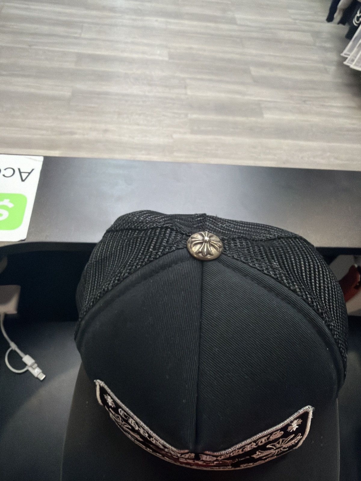 Chrome Hearts Chrome Hearts Matty boy Hollywood Hat Black Used Size ONE SIZE - 3 Thumbnail
