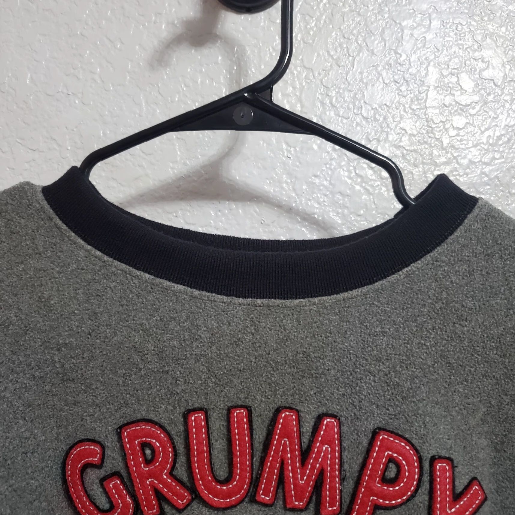 Disney Disney Vintage Grumpy Sweatshirt Mens L Blowing Off Steam Gray Fleece Pullover Size US L / EU 52-54 / 3 - 5 Thumbnail
