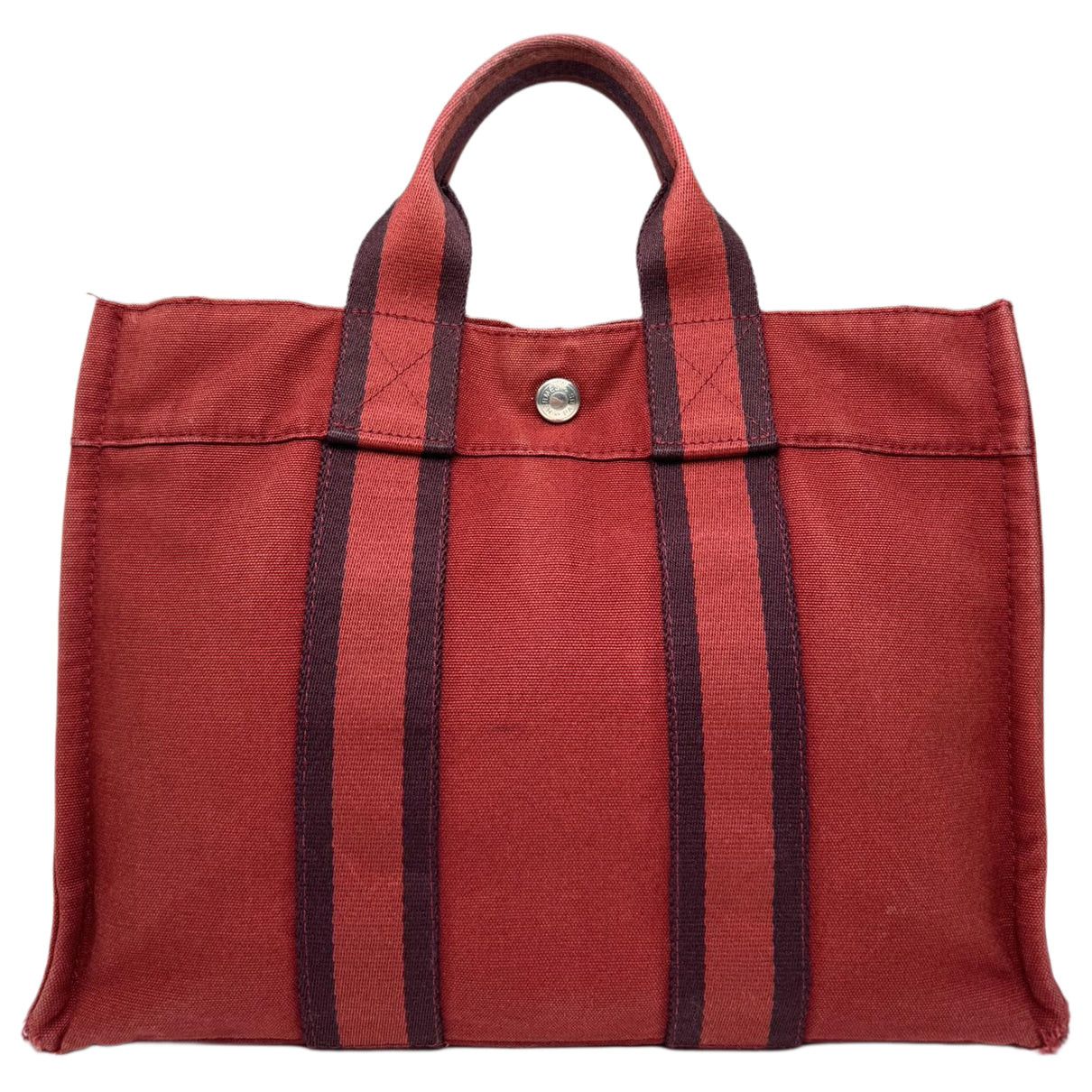 Other Hermès Red Cotton Handbag Size ONE SIZE - 1 Thumbnail