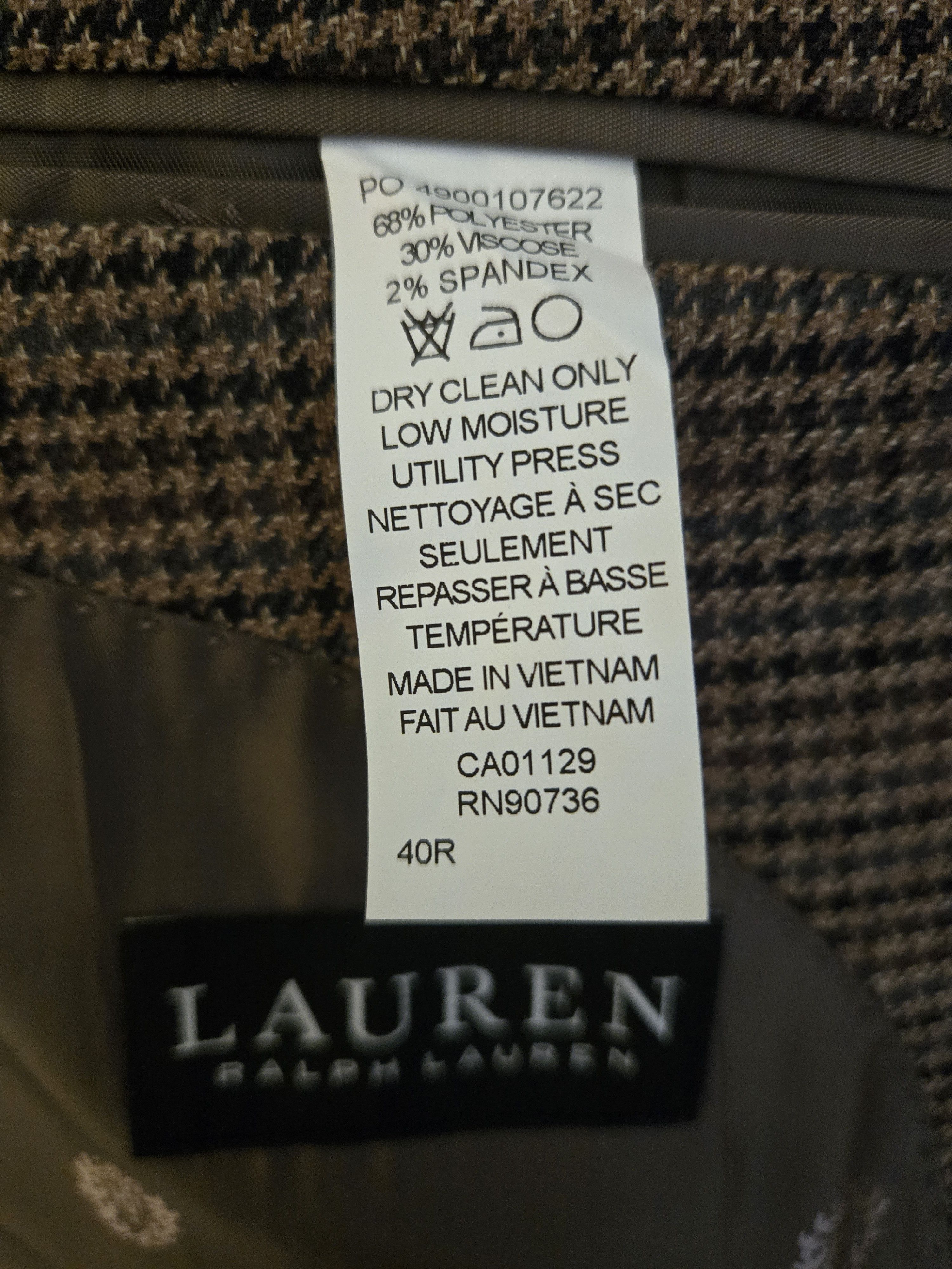 Ralph Lauren Houndstooth Size 40R - 5 Thumbnail