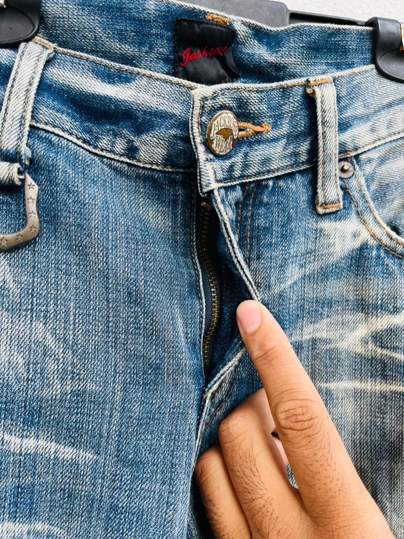 Japanese Brand × Vintage Vintage Jackrose Distressed Japanese Bootcut Fashion Style Size US 33 - 8 Thumbnail