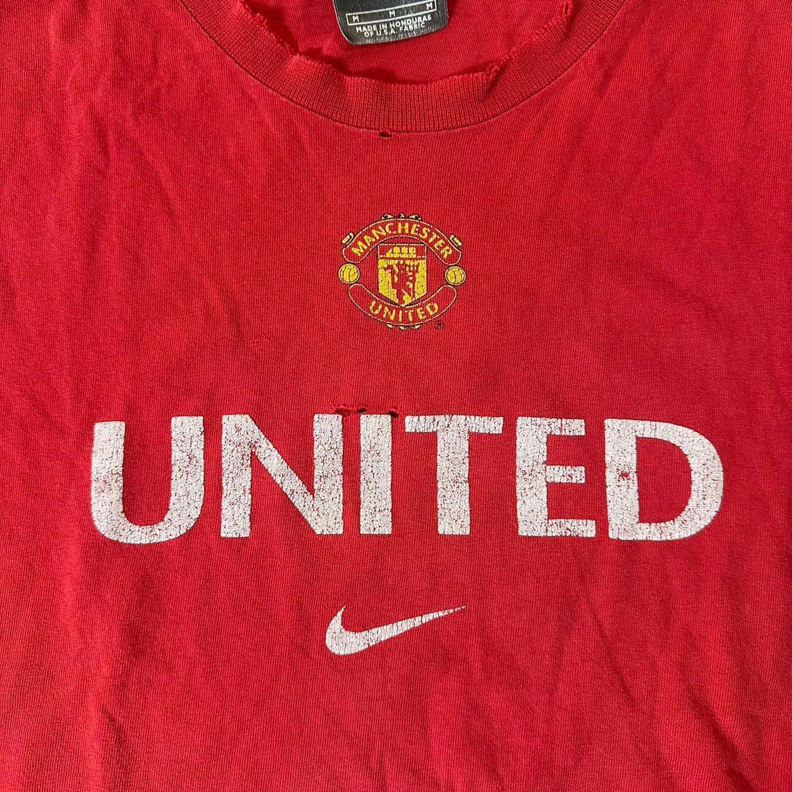 Nike Vintage Nike Manchester United Wayne Rooney Red T Shirt Size US M / EU 48-50 / 2 - 4 Thumbnail