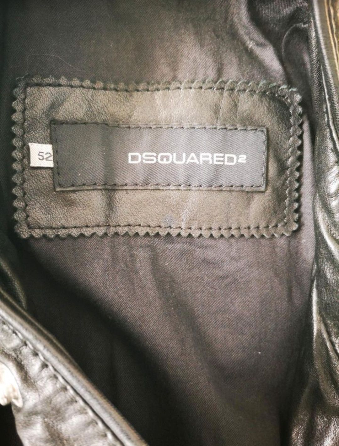 Dsquared2 ORIGINAL DSQUARED2 S/S 08 MOTORCYCLE BIKER LEATHER JACKET 52 Size US L / EU 52-54 / 3 - 4 Thumbnail