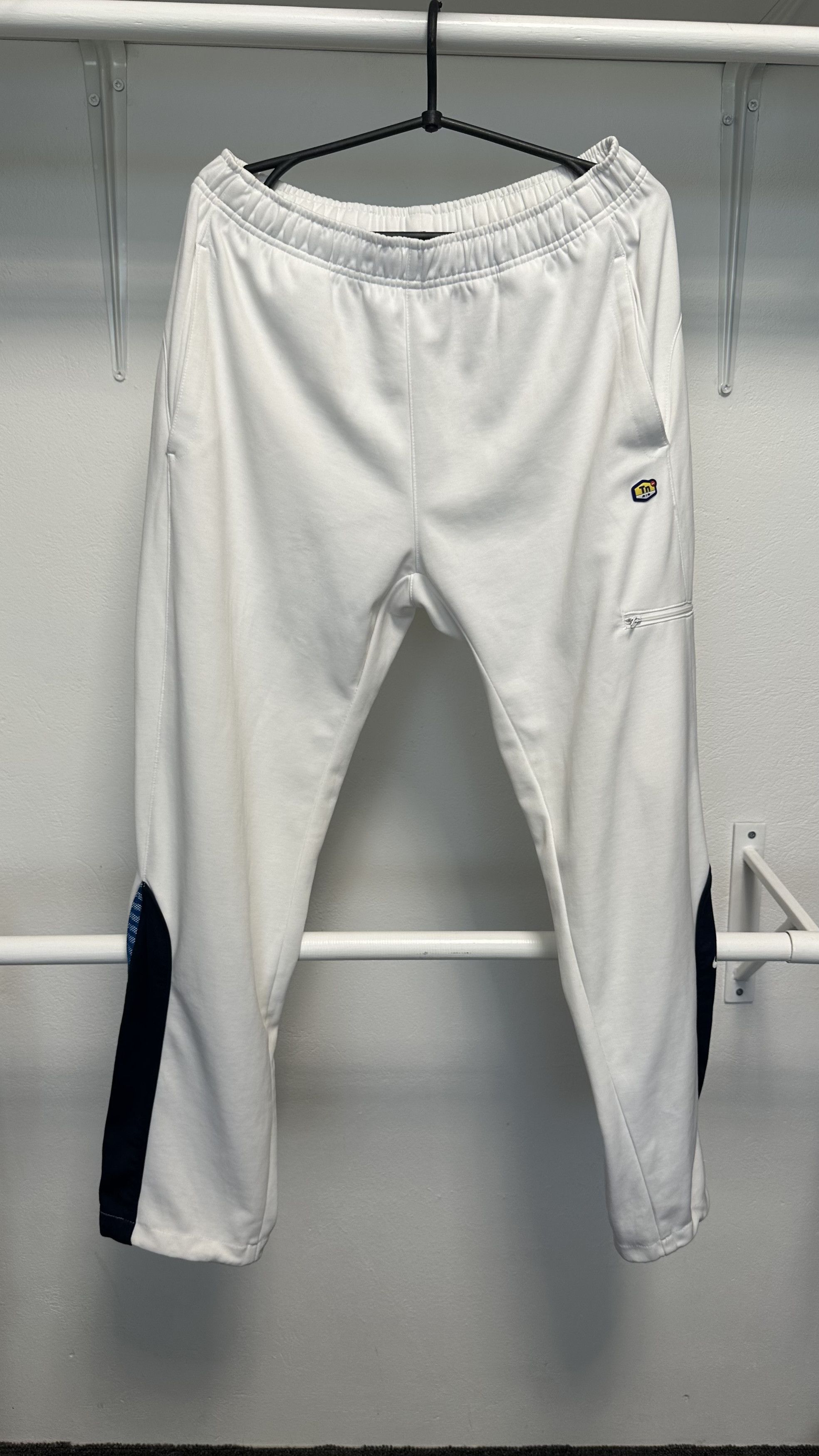 Nike Tn Vintage Men's White Tracksuit Bottoms Size L/XL