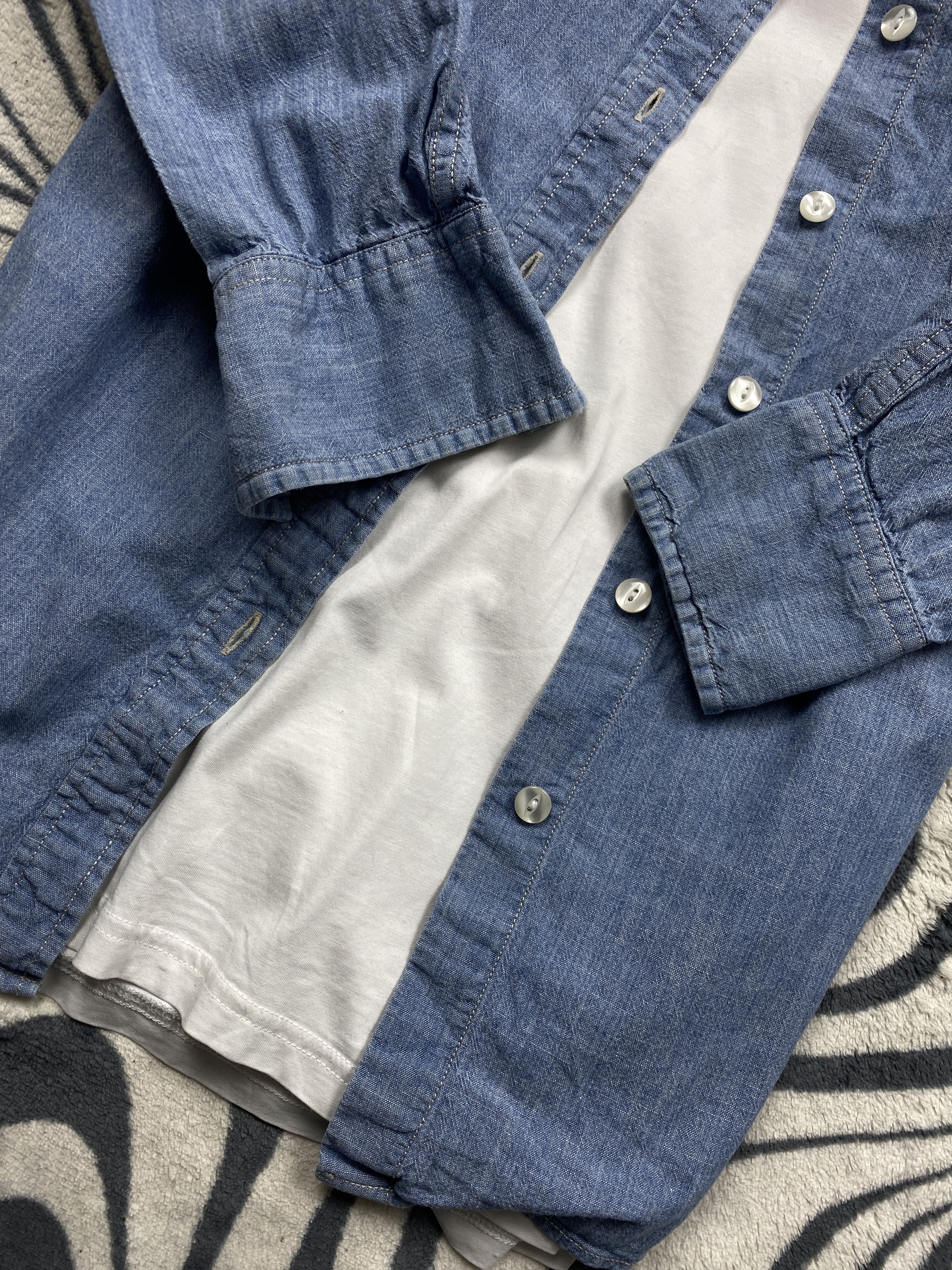 Uniqlo Ines De La Fressange x Uniqlo Corduroy Denim Shirt Size S / US 4 / IT 40 - 3 Thumbnail