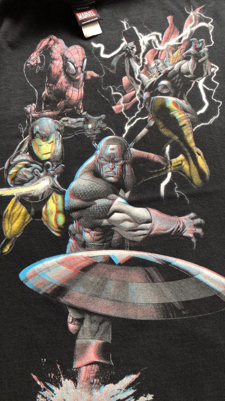 Anime × Marvel Comics Vintage Marvel Shirt 3D Official by Mad Engine Thor, L Size US M / EU 48-50 / 2 - 3 Thumbnail