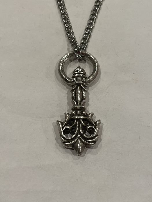 Chrome Hearts Chrome Hearts Filigree Pull Pendant Silver Chain
