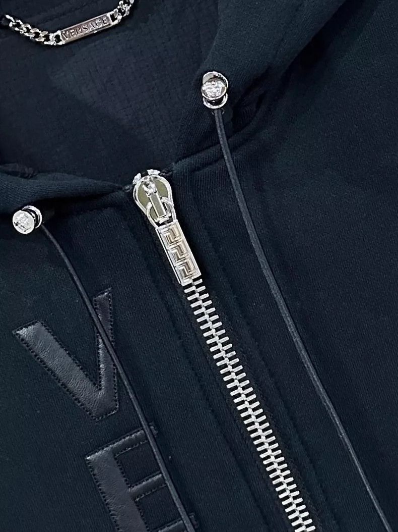 Versace Versace Black casual hoodie jacket Size US XS / EU 42 / 0 - 7 Thumbnail