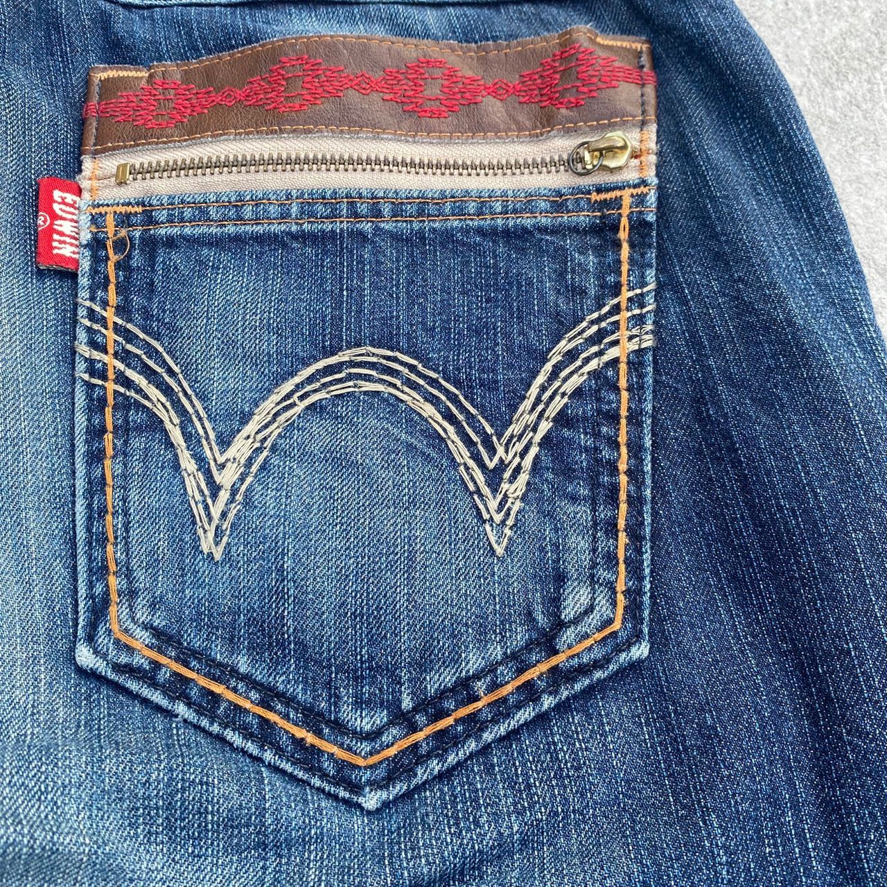 If Six Was Nine Vintage Edwin Exclusive Vintage Distressed Denim Size US 32 / EU 48 - 13 Thumbnail