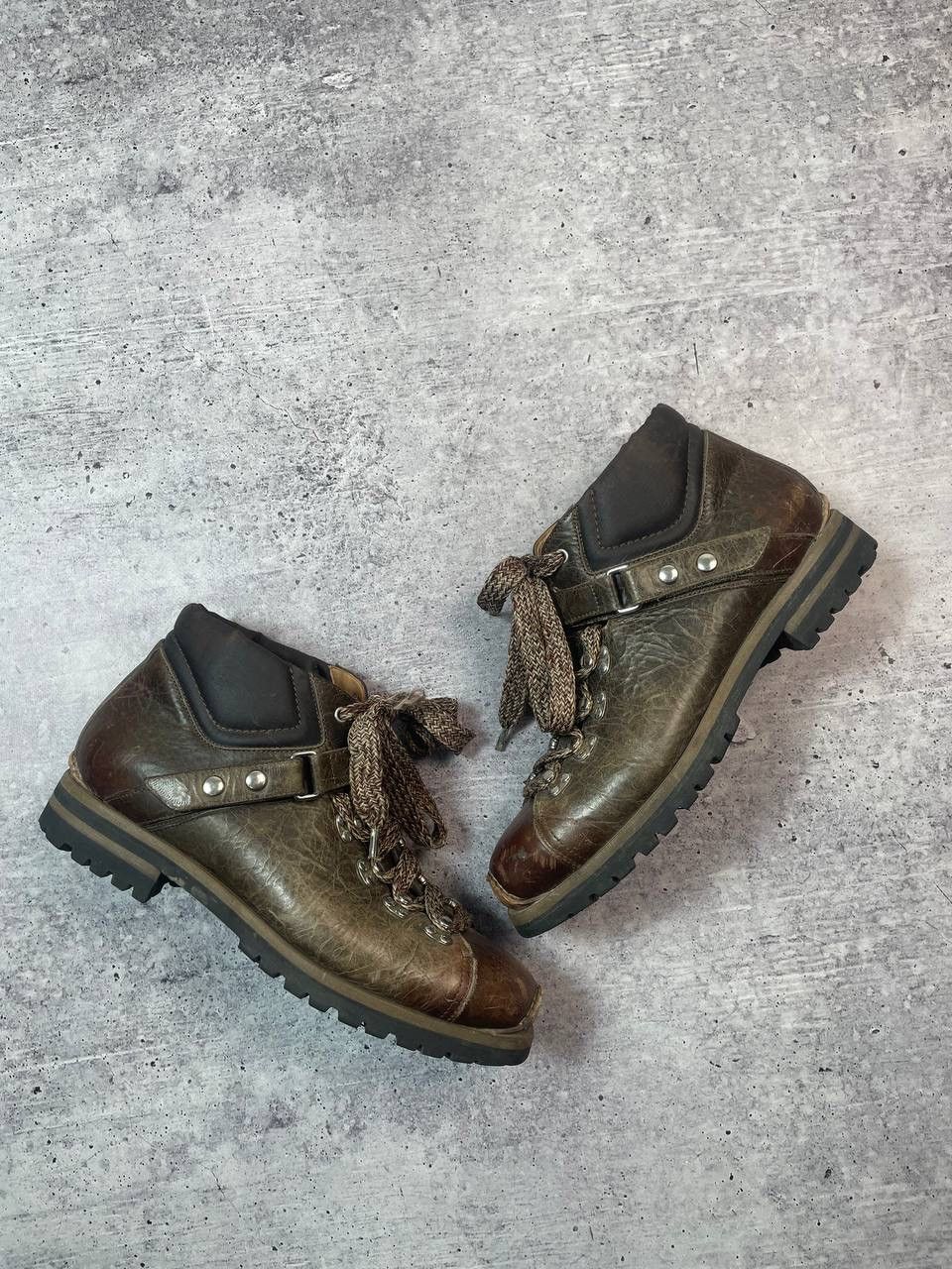 Santoni Vintage Santoni Hiking Leather Boots Y2K Size US 9.5 / EU 42-43 - 2 Thumbnail