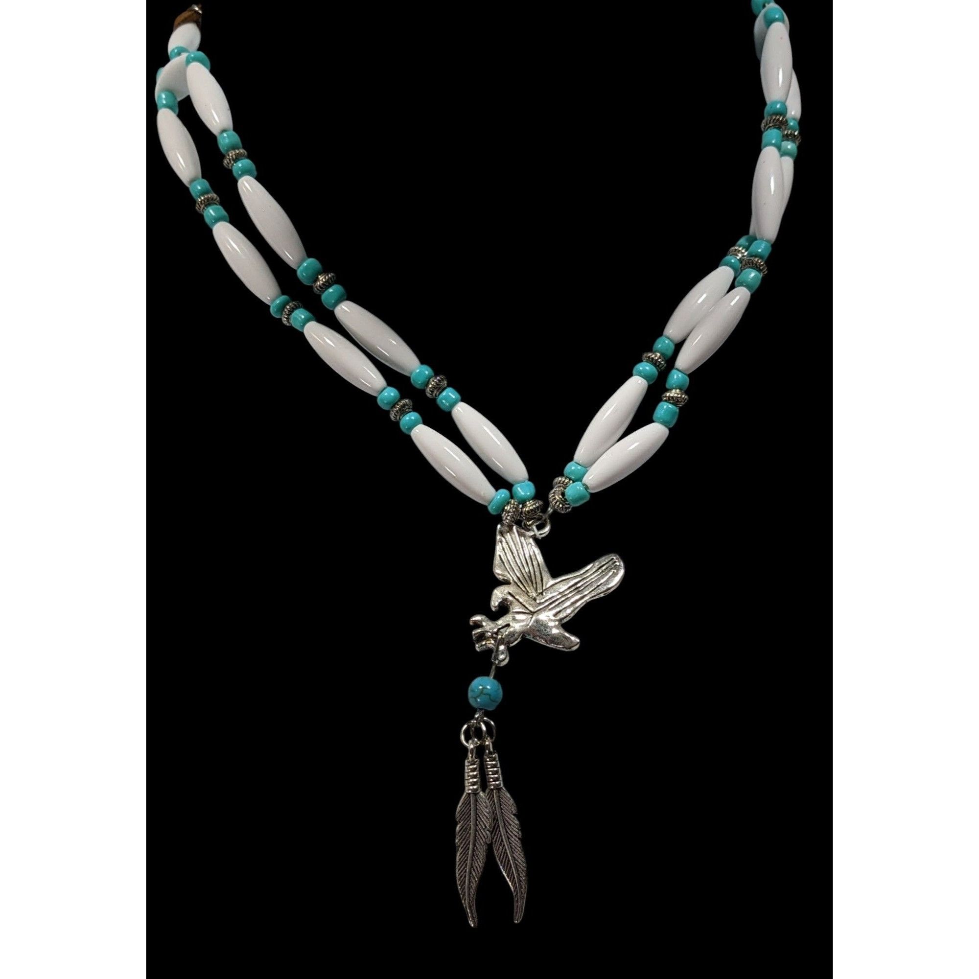 Other Southwestern Eagle Necklace With Feather Charms Size ONE SIZE - 2 Thumbnail