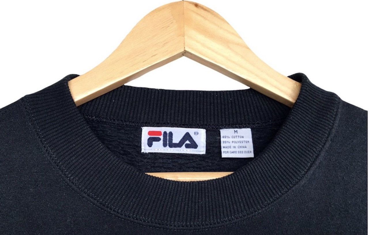 Fila × Vintage Vintage Fila Big Embroidered Logo Sweatshirt Size US L / EU 52-54 / 3 - 5 Thumbnail