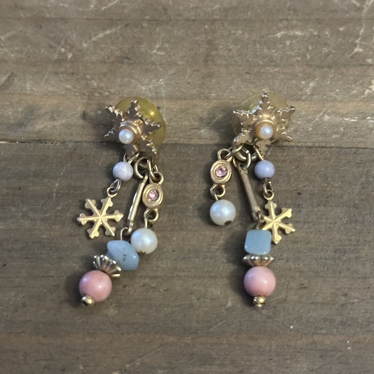 Other Snowflake dangle post earrings Size ONE SIZE - 3 Thumbnail