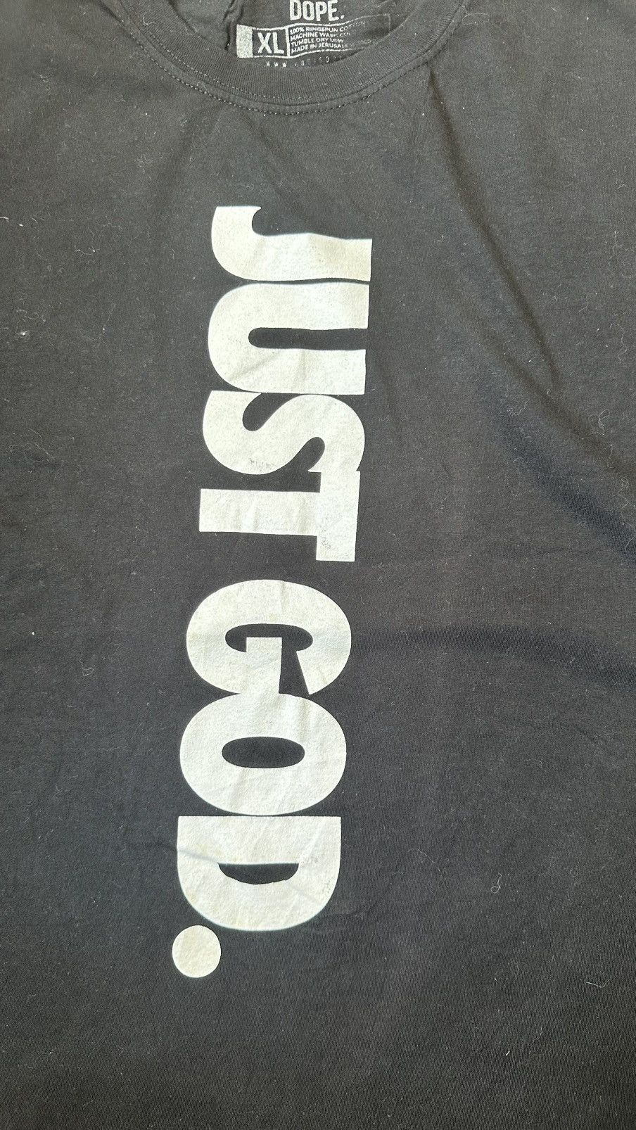 Vintage GOD IS DOPE JUST GOD TEE Size US XL / EU 56 / 4 - 2 Thumbnail