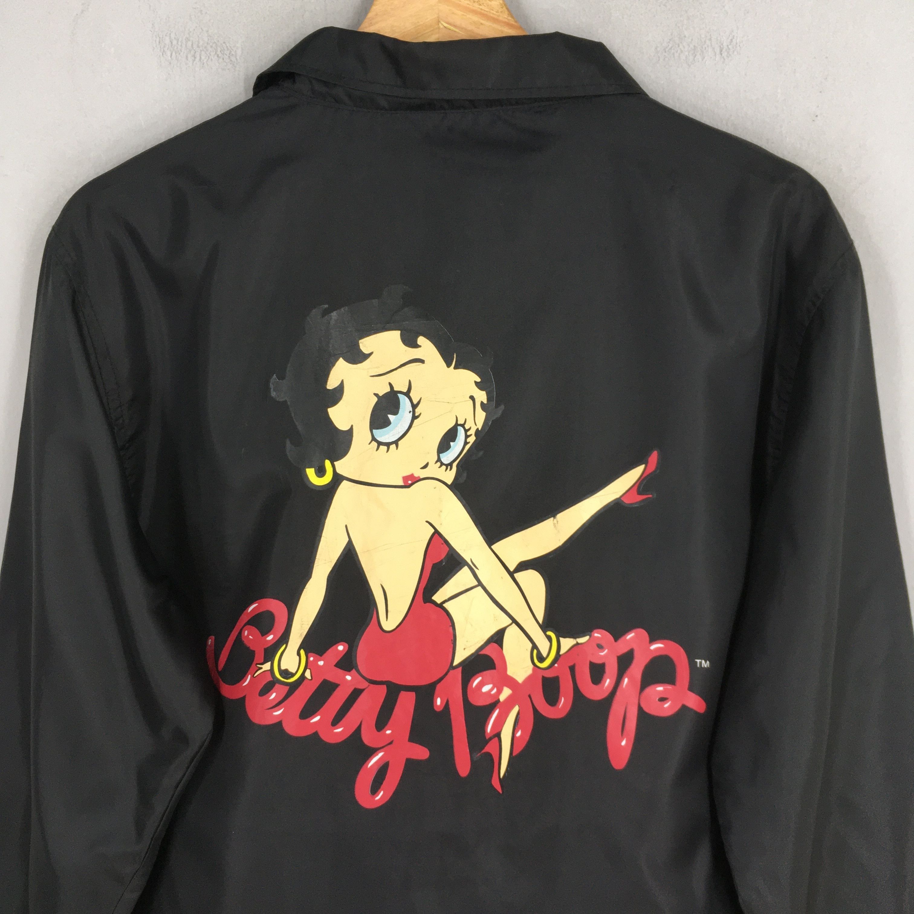 Cartoon Network Vintage 90s Betty Boop Button Jacket Medium Size US M / EU 48-50 / 2 - 2 Thumbnail