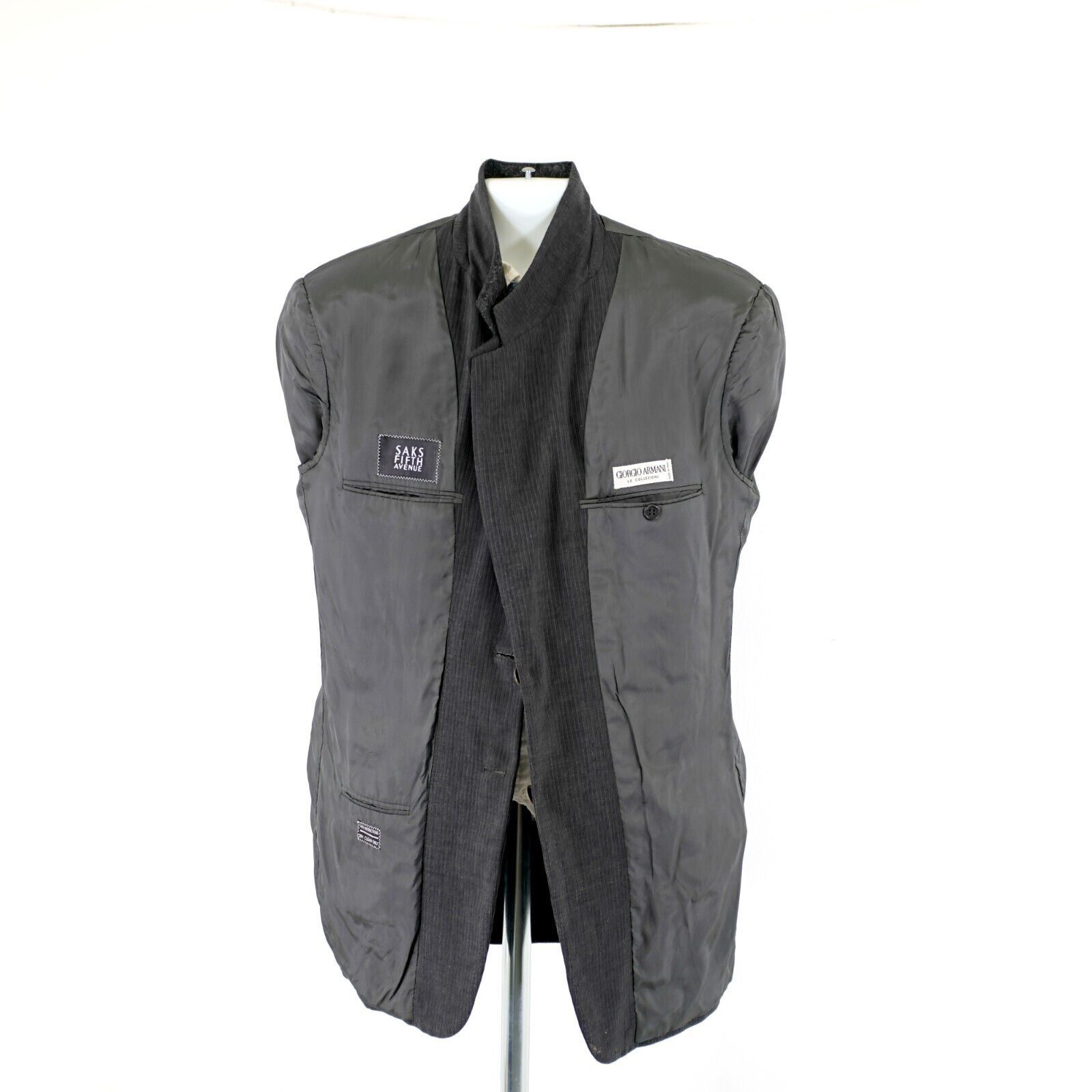 Giorgio Armani Giorgio Armani Le Collezioni Saks Fifth Ave Thick Textured W Size 40S - 11 Thumbnail