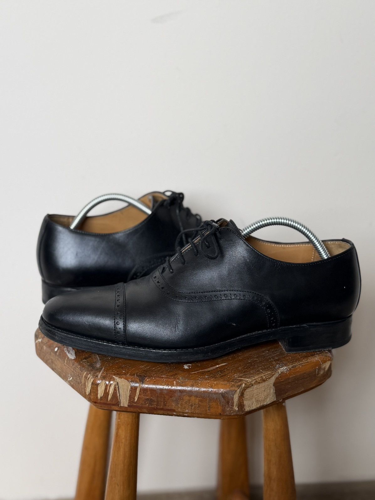 Vintage Vintage Classic Leather Black Shoes Sneakers Y2K guidi vibe Size US 8.5 / EU 41-42 - 2 Thumbnail