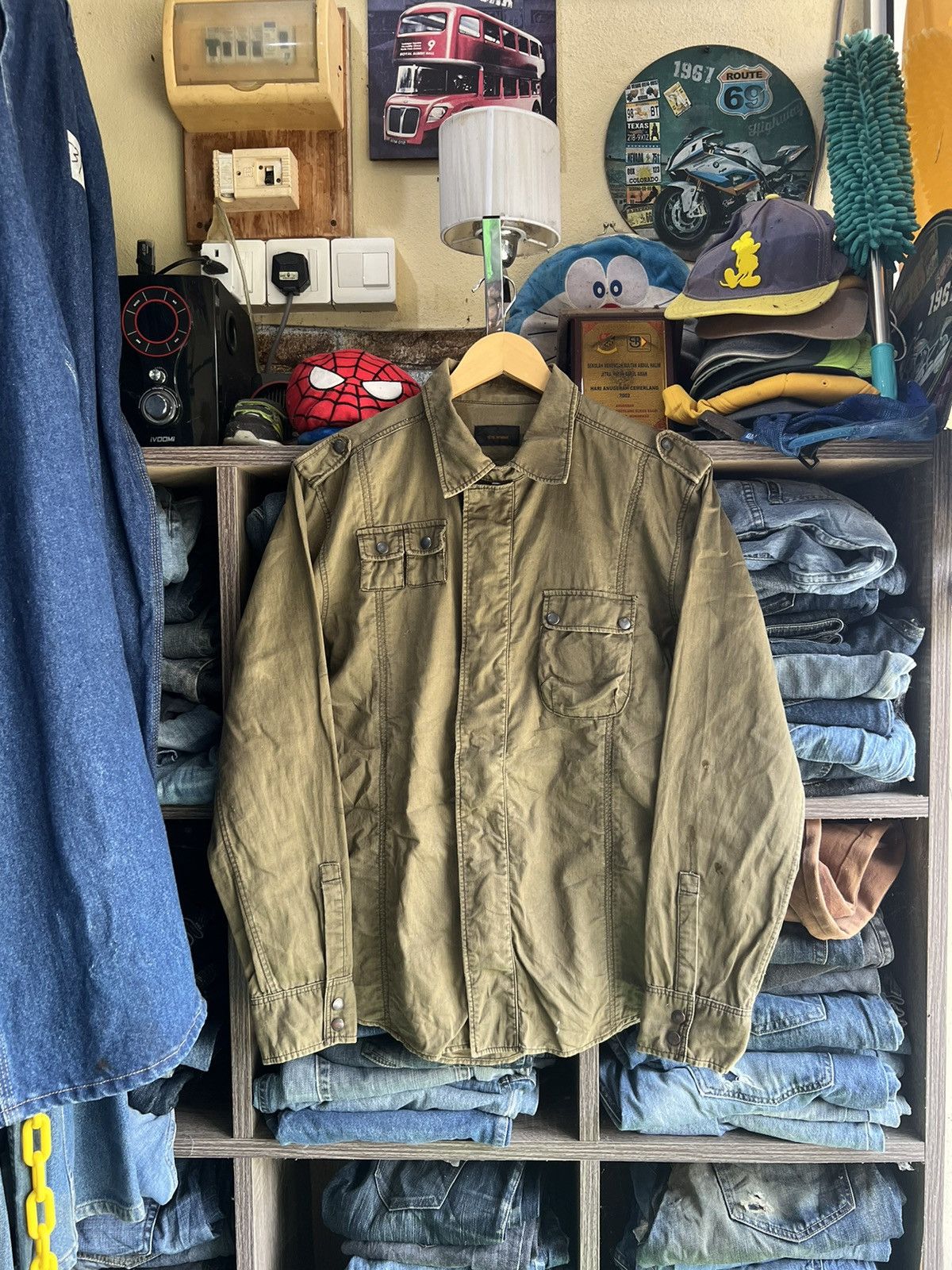 🔥Tete Homme Issey Miyake Overshirt Jacket