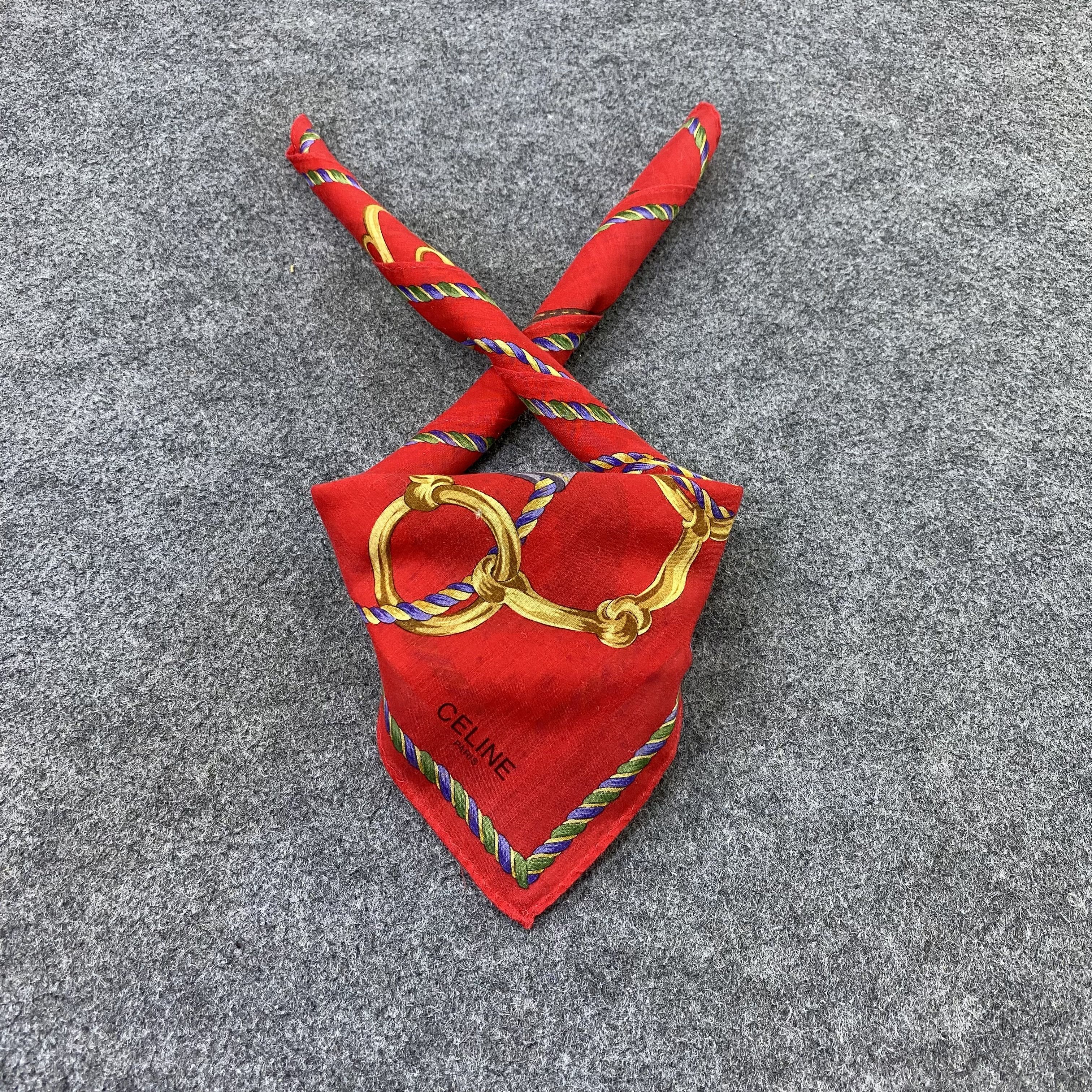 Celine Celine Handkerchief / Bandana / Neckerchief-B2183 Size ONE SIZE - 2 Thumbnail