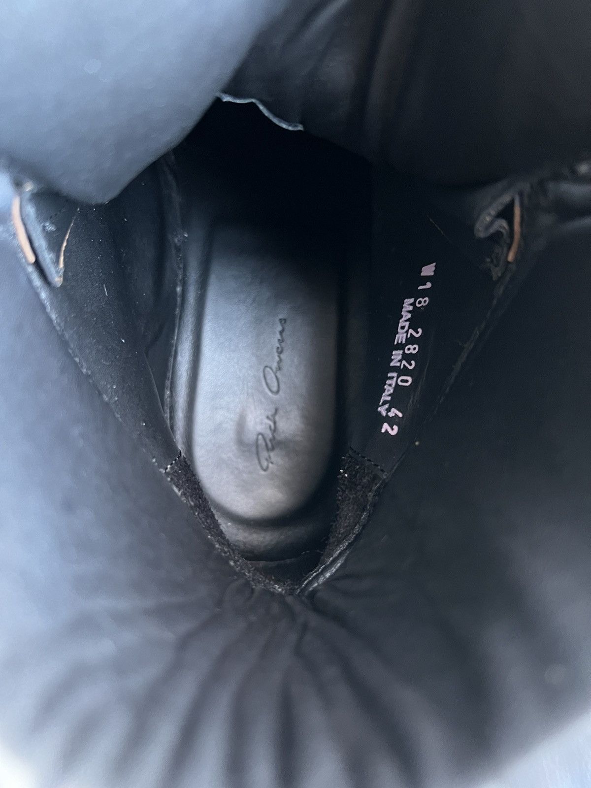 Rick Owens 2018 Tractor Dunks Gradient Black Size US 9 / EU 42 - 7 Thumbnail