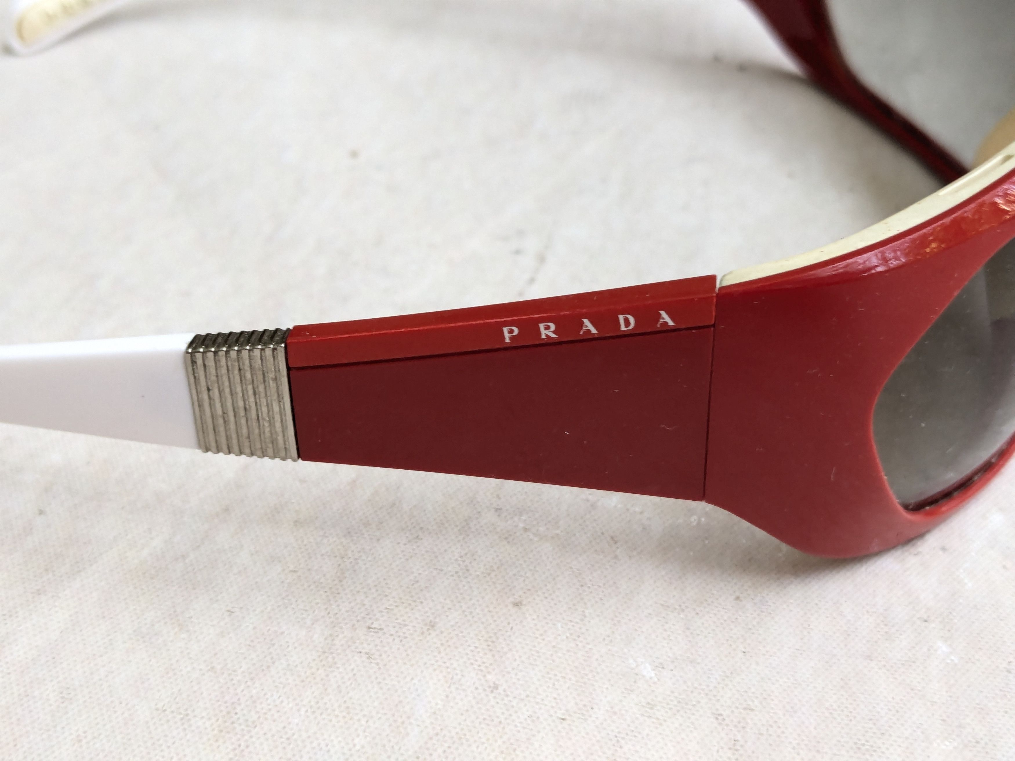 Prada Prada Sunglasses Linea Rossa Sport SPS04H Red White Size ONE SIZE - 8 Thumbnail