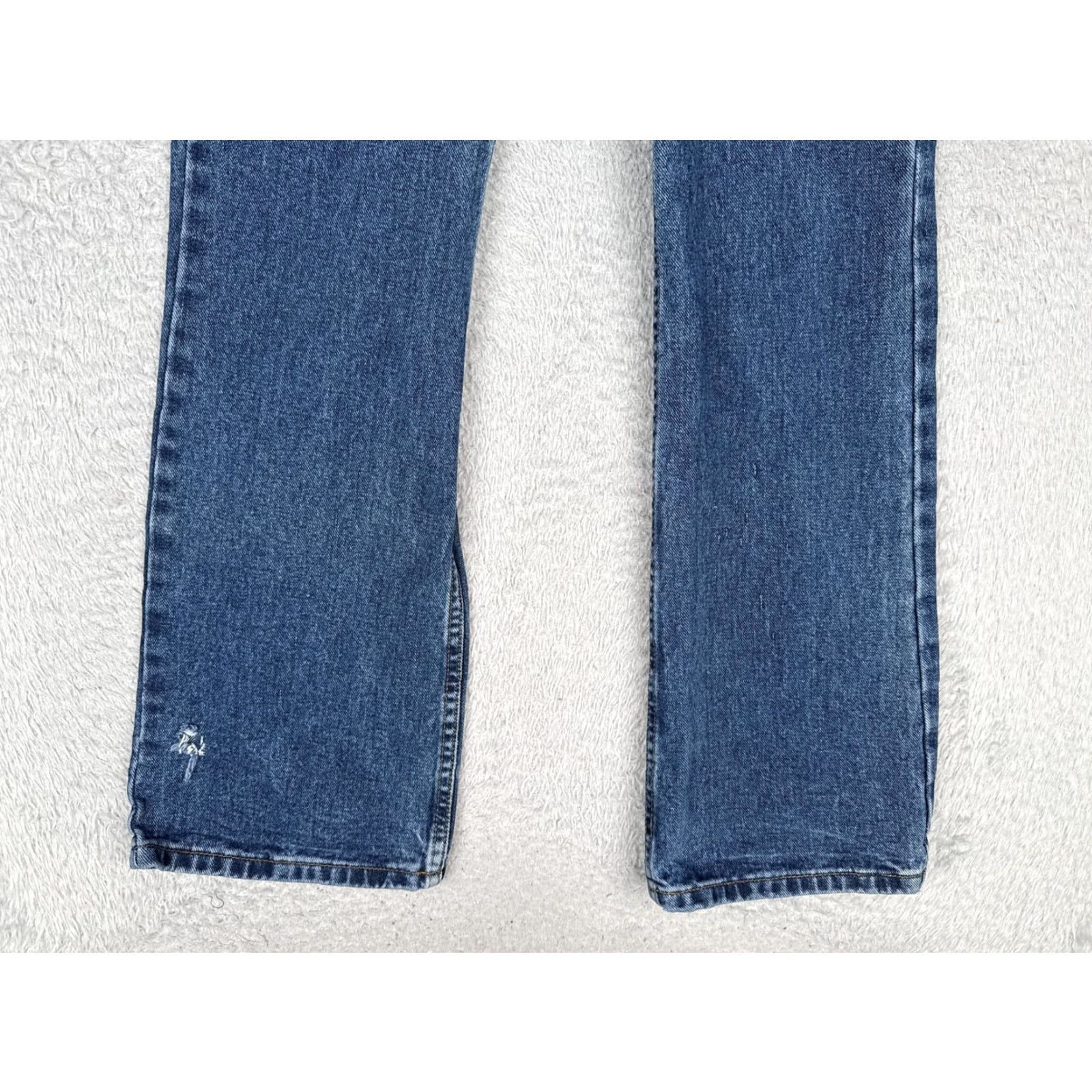 Vintage Canyon River Blues Jeans Juniors 9 Long Blue High Rise Straight Denim 28x32 5-Pocket Design 90s Womens Size 30" / US 8 / IT 44 - 2 Thumbnail