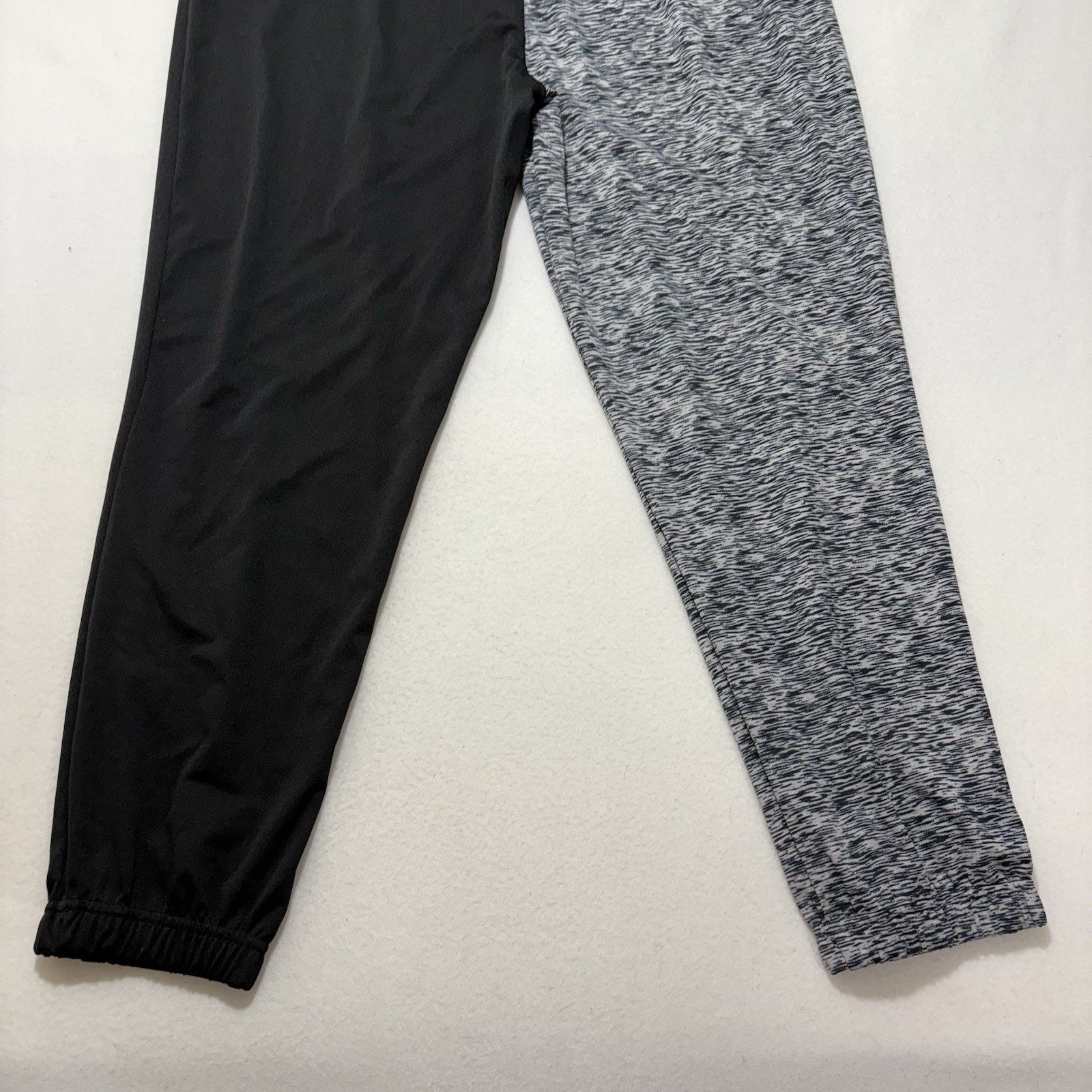 Other Shosho 1X Spliced Jogger Sweatpants Tapered Gray Black Pants Size 42" / US 20 - 7 Thumbnail