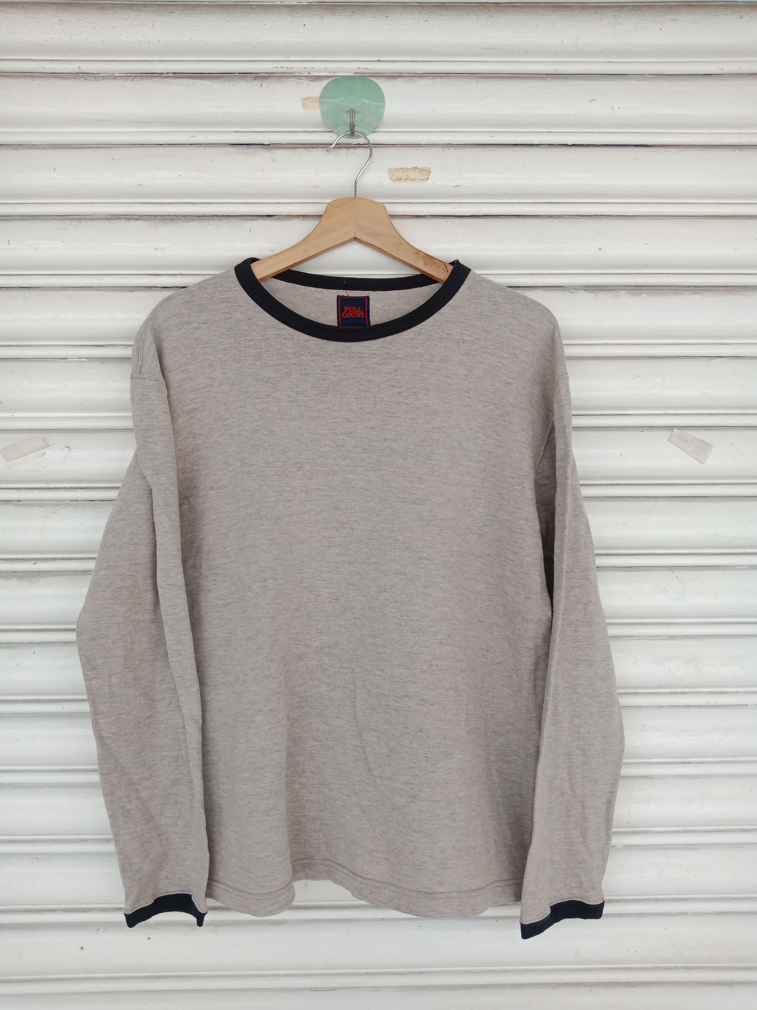 Full Count & Co. Fullcount Wool + Cotton Long Sleeve Size US L / EU 52-54 / 3 - 1 Thumbnail