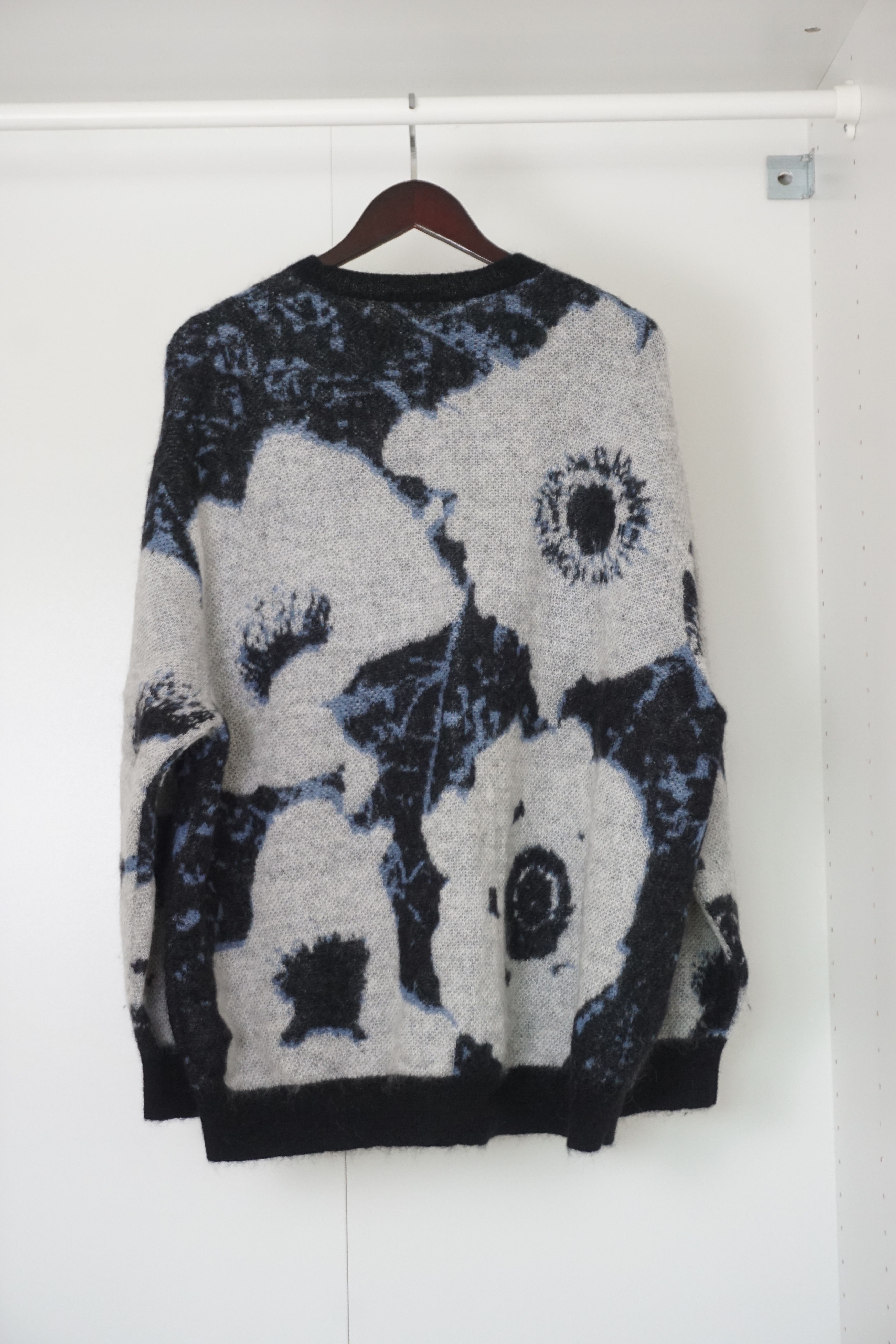 Lad Musician Mohair Floral Oversized Sweater Size US M / EU 48-50 / 2 - 4 Thumbnail