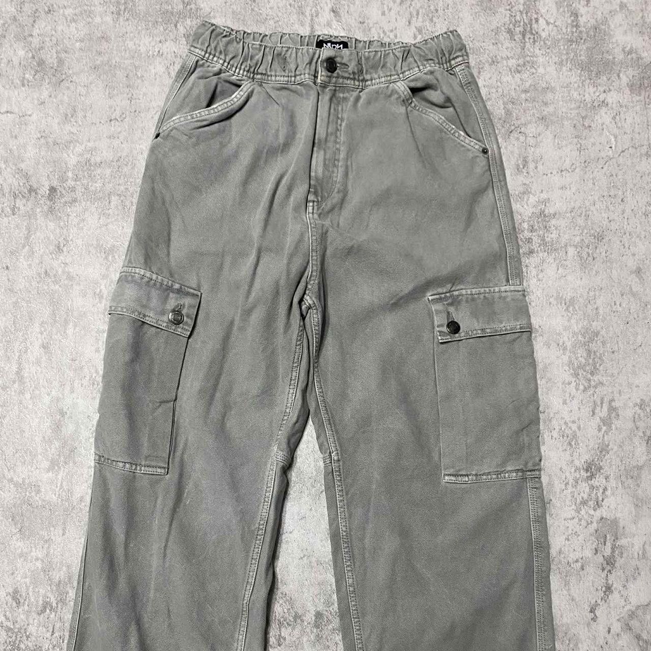 Other Grey cargo pants with adjustable waistband #skater Size 30" / US 8 / IT 44 - 1 Thumbnail