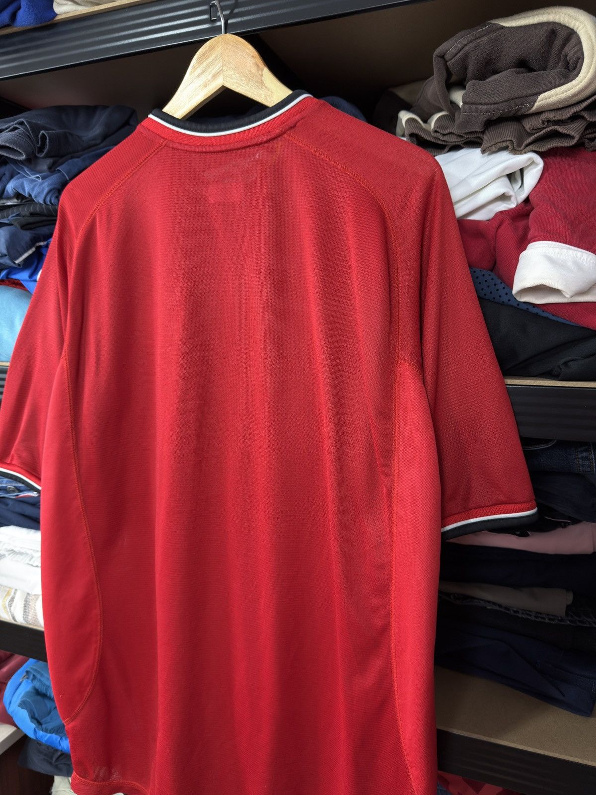 Umbro UMBRO MANCHESTER UNITED 2000/2001 HOME FOOTBALL SHIRT JERSEY Size US XL / EU 56 / 4 - 20 Thumbnail