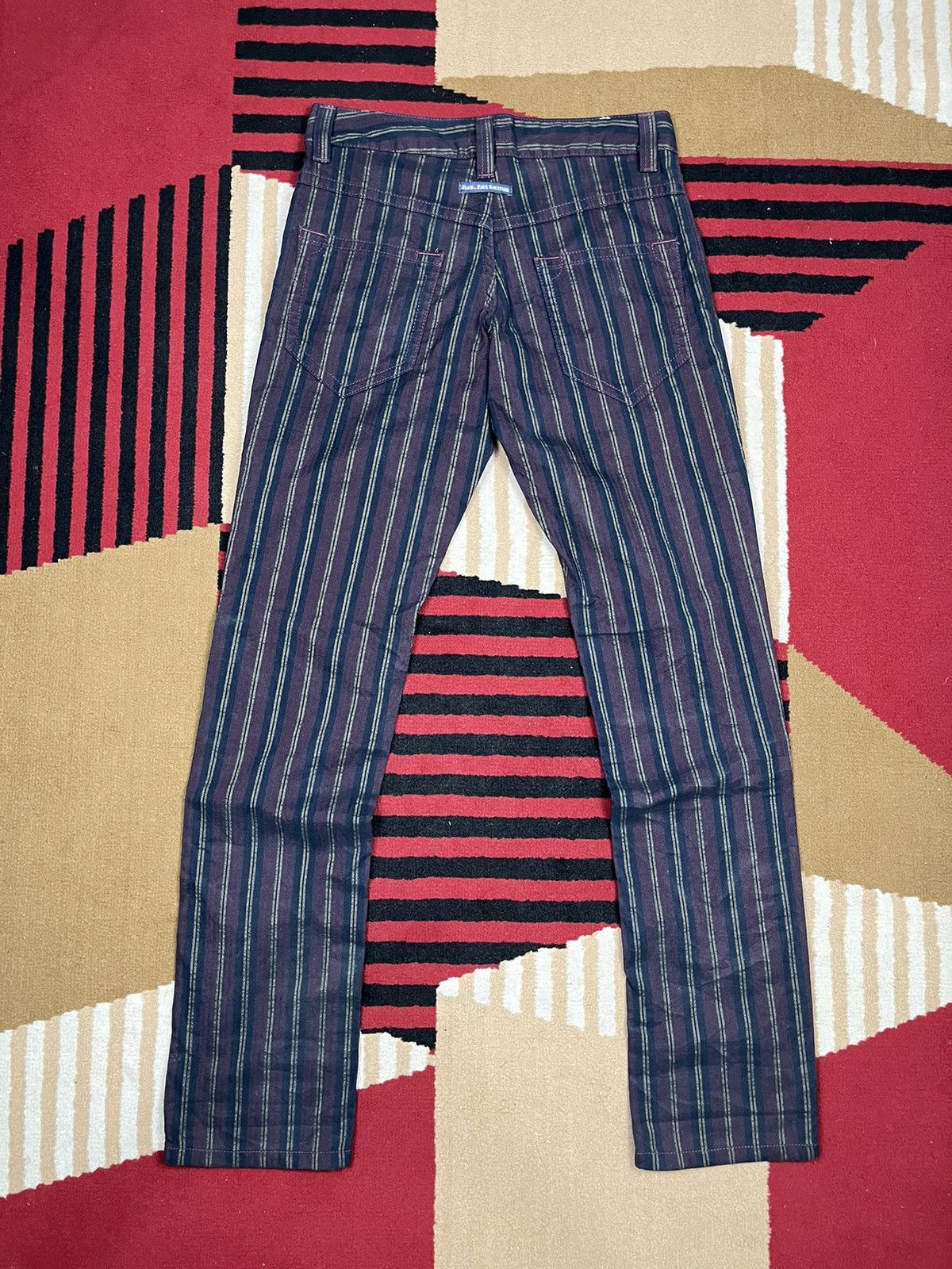 Jean Paul Gaultier Jean’s Paul Gaultier Streep Jeans Pants Size US 30 / EU 46 - 1 Thumbnail