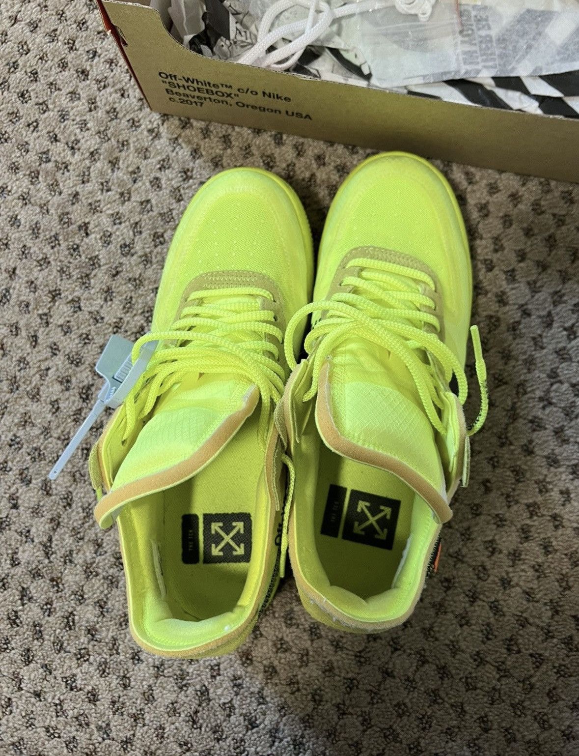 Nike × Off-White Off White X Nike Air Force 1 Size US 10.5 / EU 43-44 - 10 Thumbnail