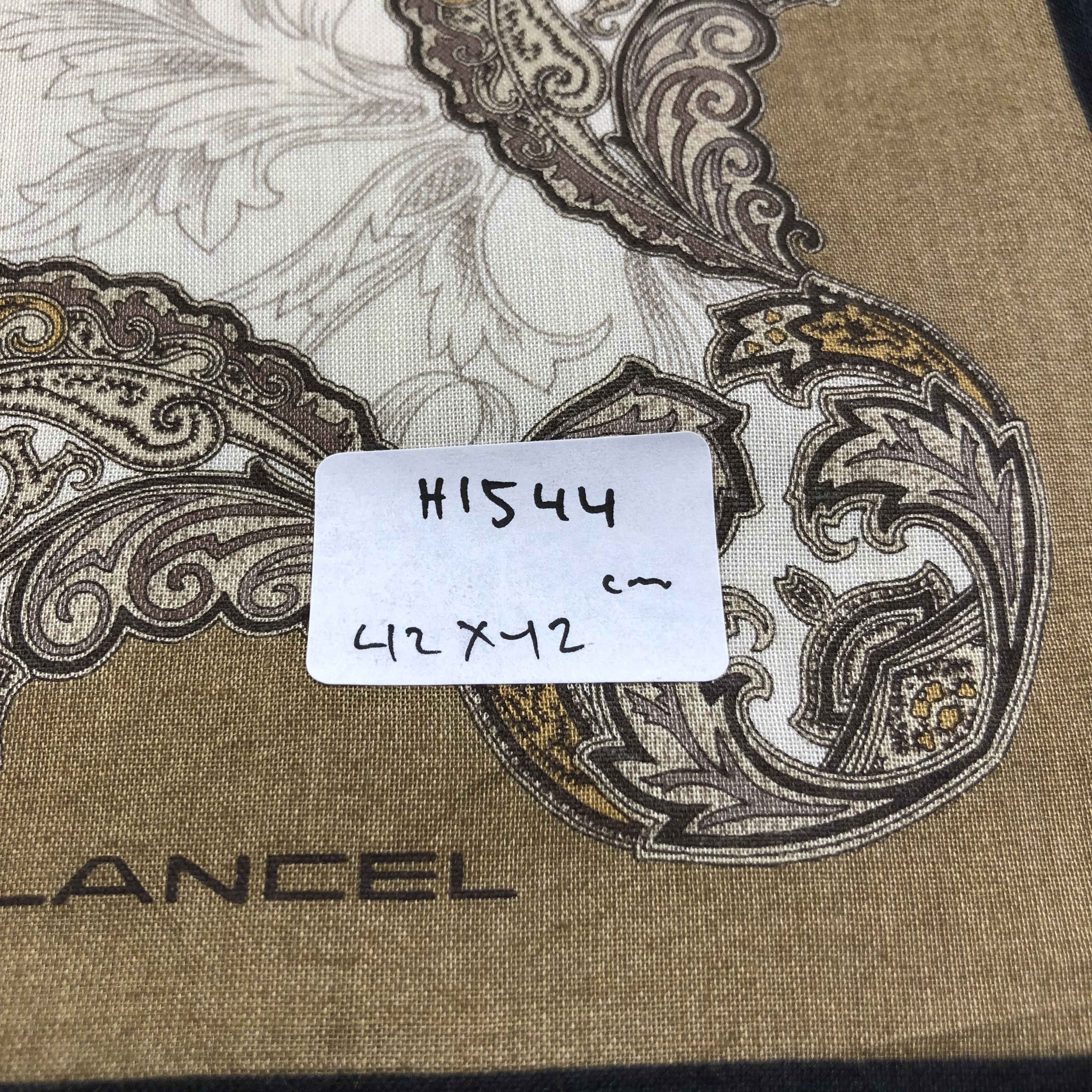 Lancel Lancel Paisley Handkerchief Neckerchief Bandana H1544 Size ONE SIZE - 7 Thumbnail