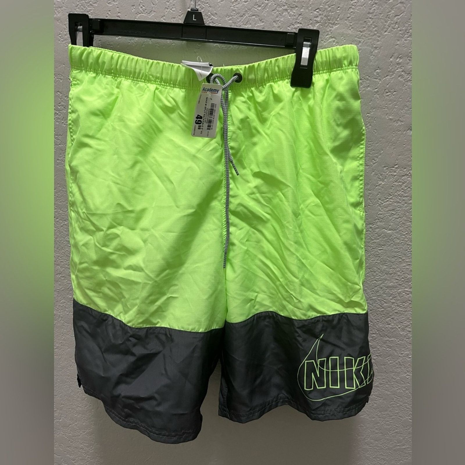 Nike neon swim trunks best sale