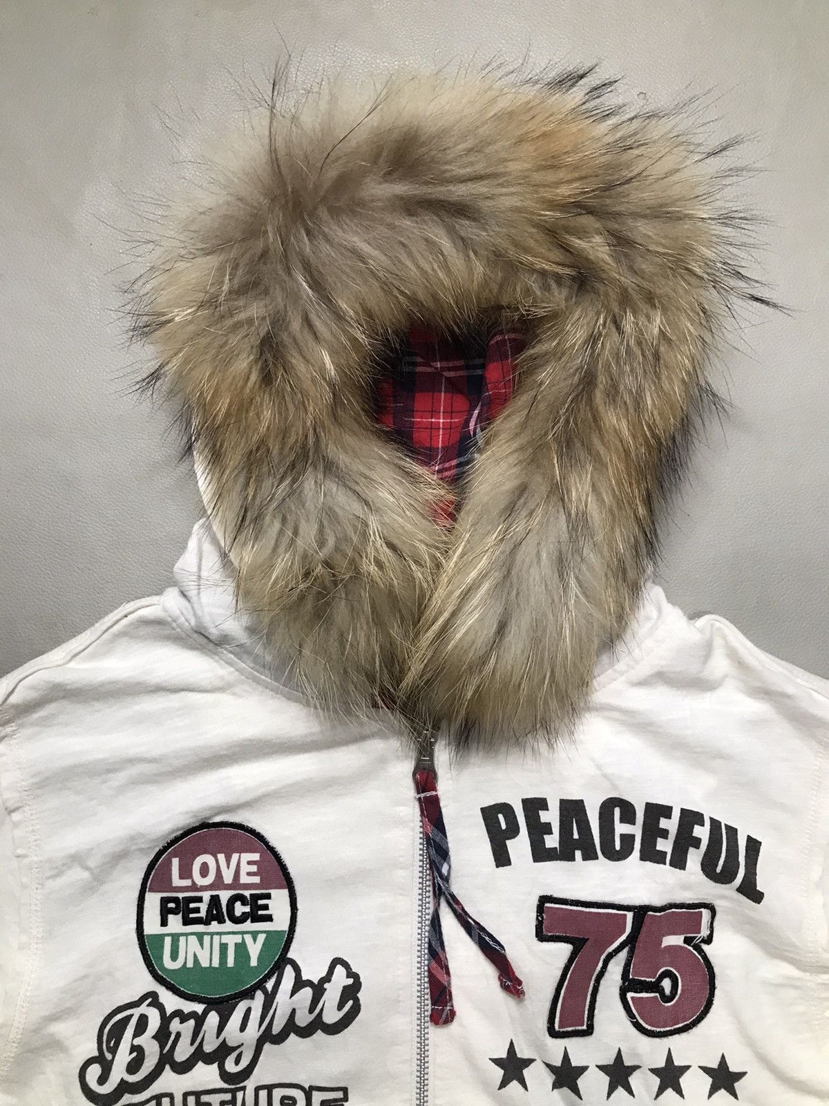 Hysteric Glamour Japanese Poem surf Fur Hoodie Peace and love Size US M / EU 48-50 / 2 - 5 Thumbnail