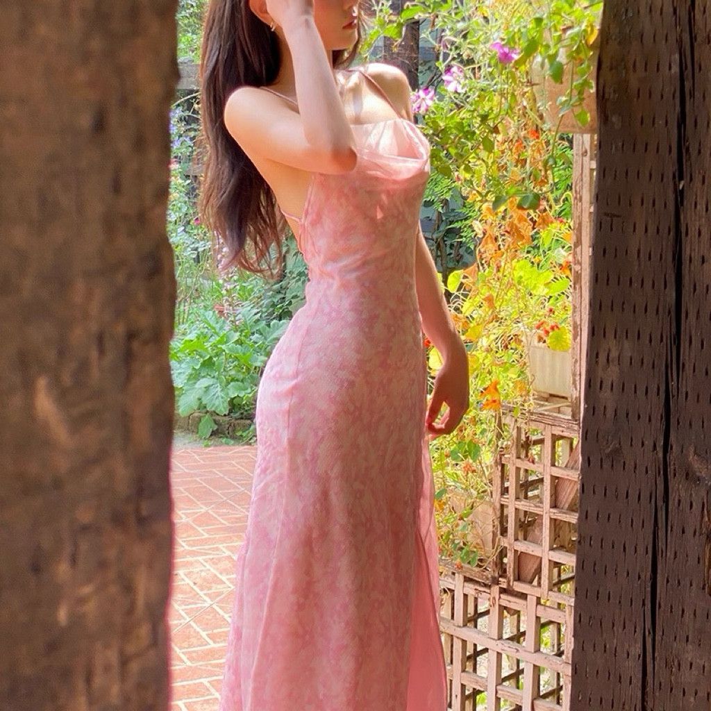 Zara Pink Starry Cloud Cowl Neckline Dress Size S / US 4 / IT 40 - 1 Thumbnail
