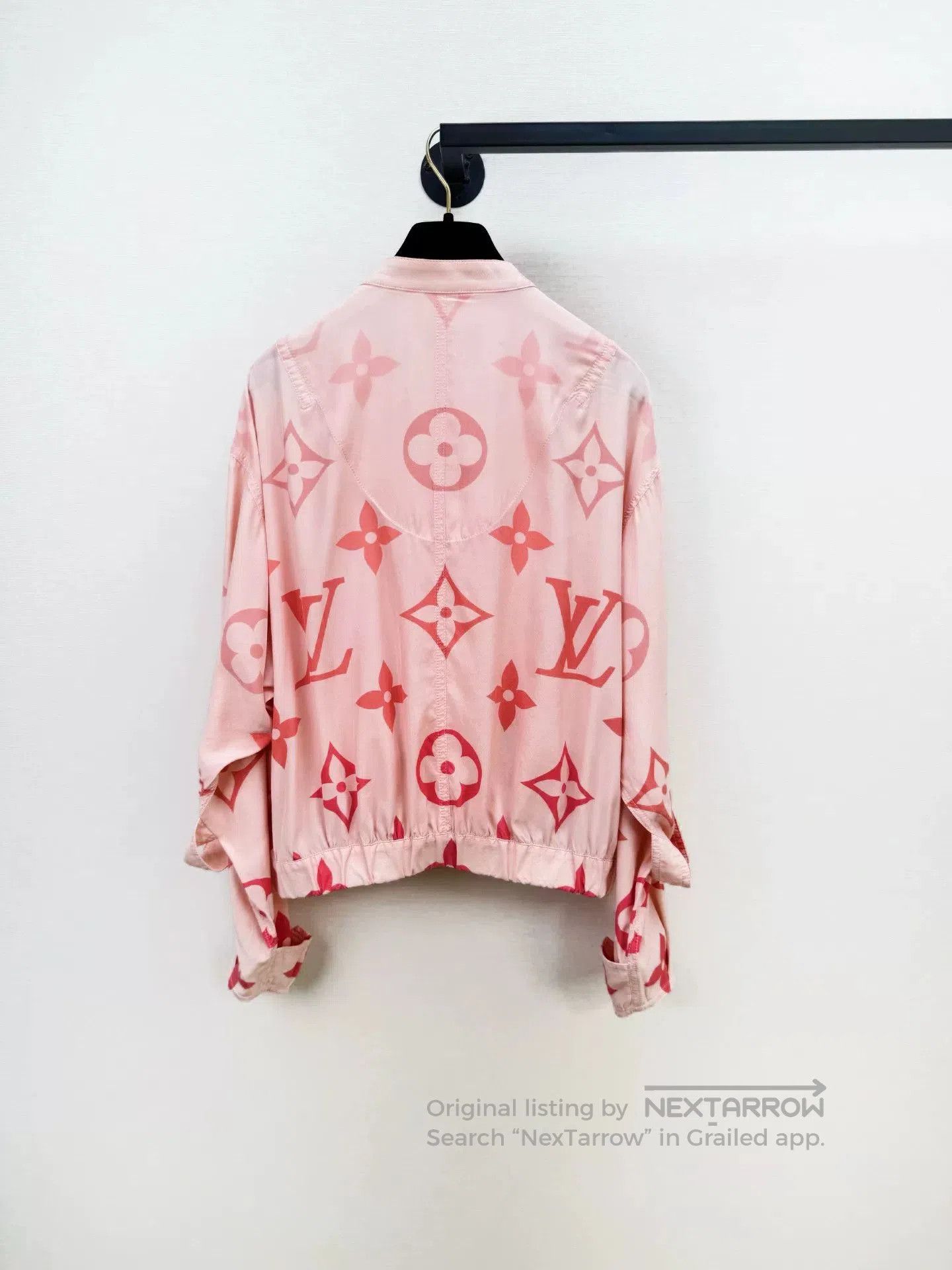 Louis Vuitton Louis Vuitton Pink Monogram Windbreaker Jacket. Size US XS / EU 42 / 0 - 9 Thumbnail