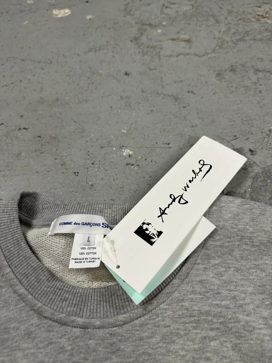 Comme des Garcons Comme des Garçons SHIRT Andy Warhol Grey Sweater Size US M / EU 48-50 / 2 - 5 Thumbnail